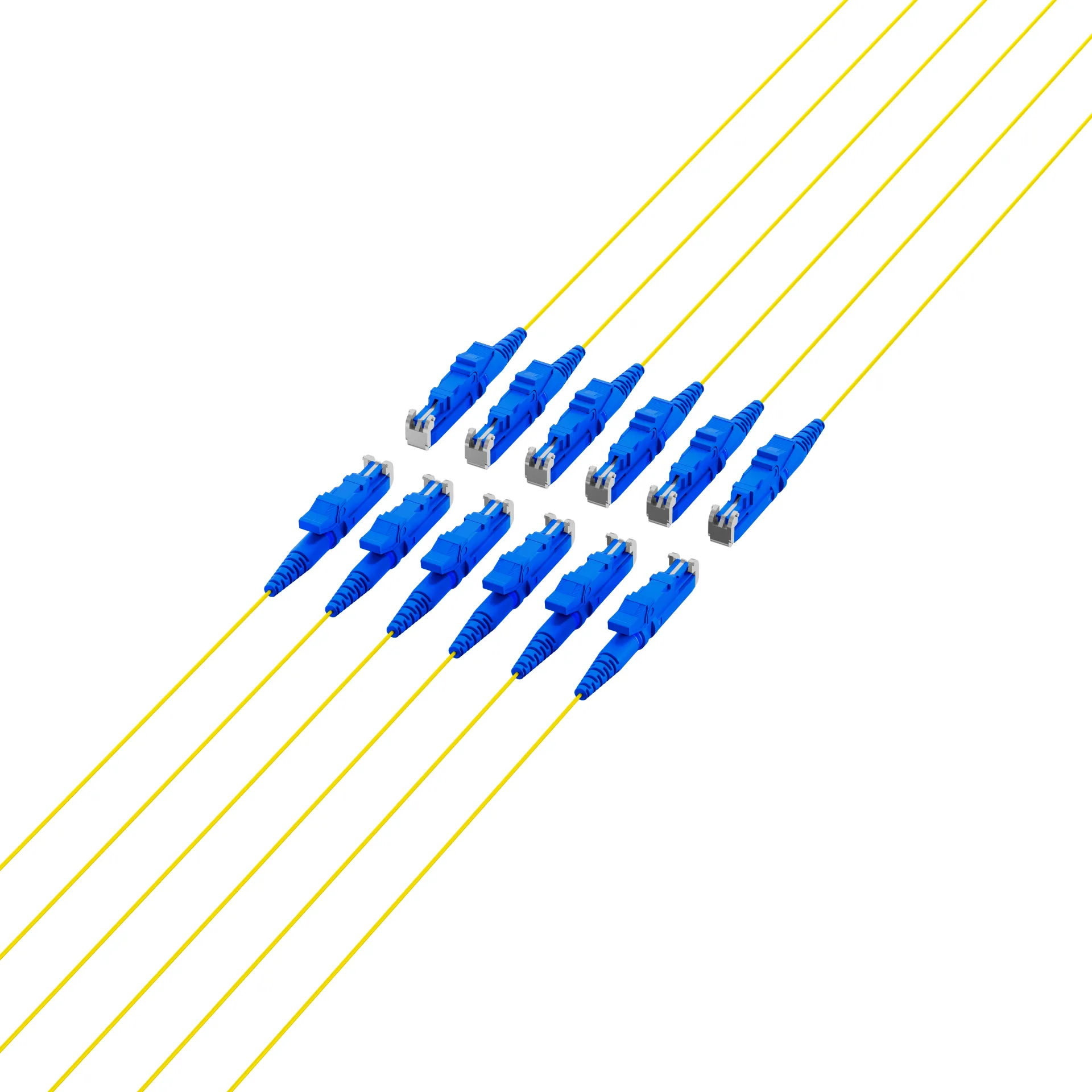 Faserpigtail E2000® OS2 G652D Gelb 2m - 1 Stück – Bild 3