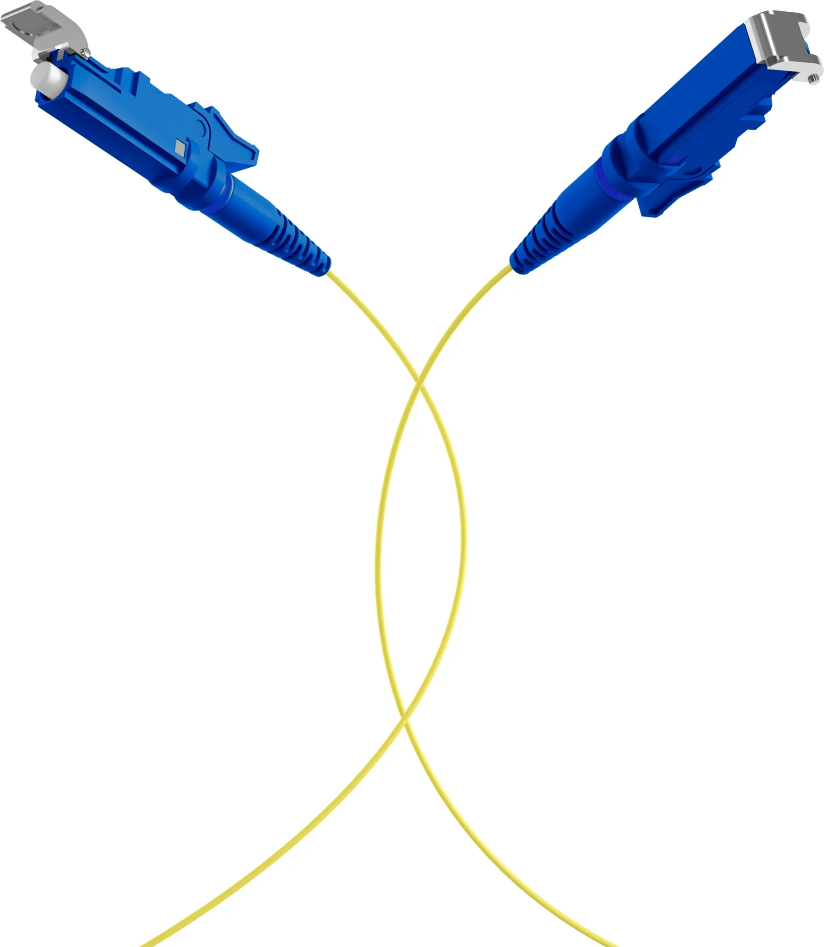 Faserpigtail E2000® OS2 G652D Gelb 2m - 1 Stück – Bild 4