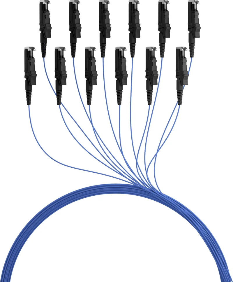 Faserpigtail E2000® OM1 Blau 2m – 1 Stück