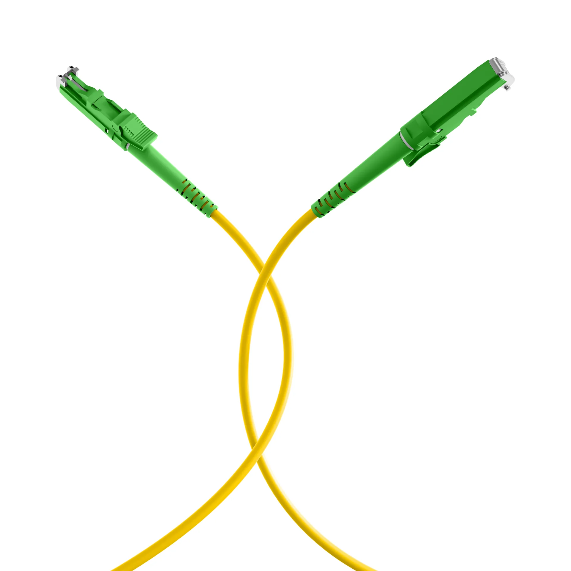 Simplex Patchkabel E2000/APC-E2000/APC OS2 G657A1 20m LSZH 3mm gelb – Bild 4