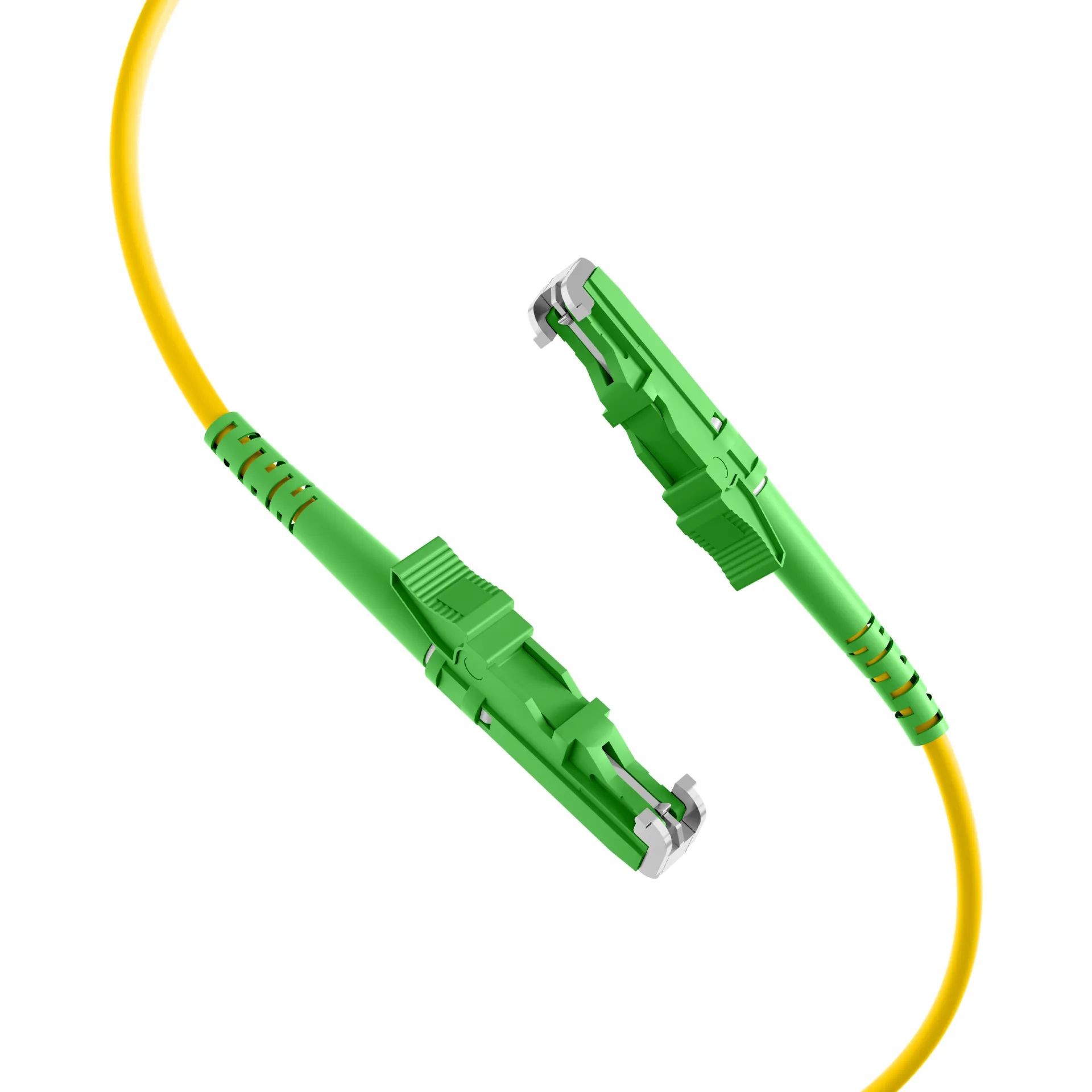 Simplex Patchkabel E2000/APC-E2000/APC OS2 G657A1 3m LSZH 3mm gelb – Bild 2