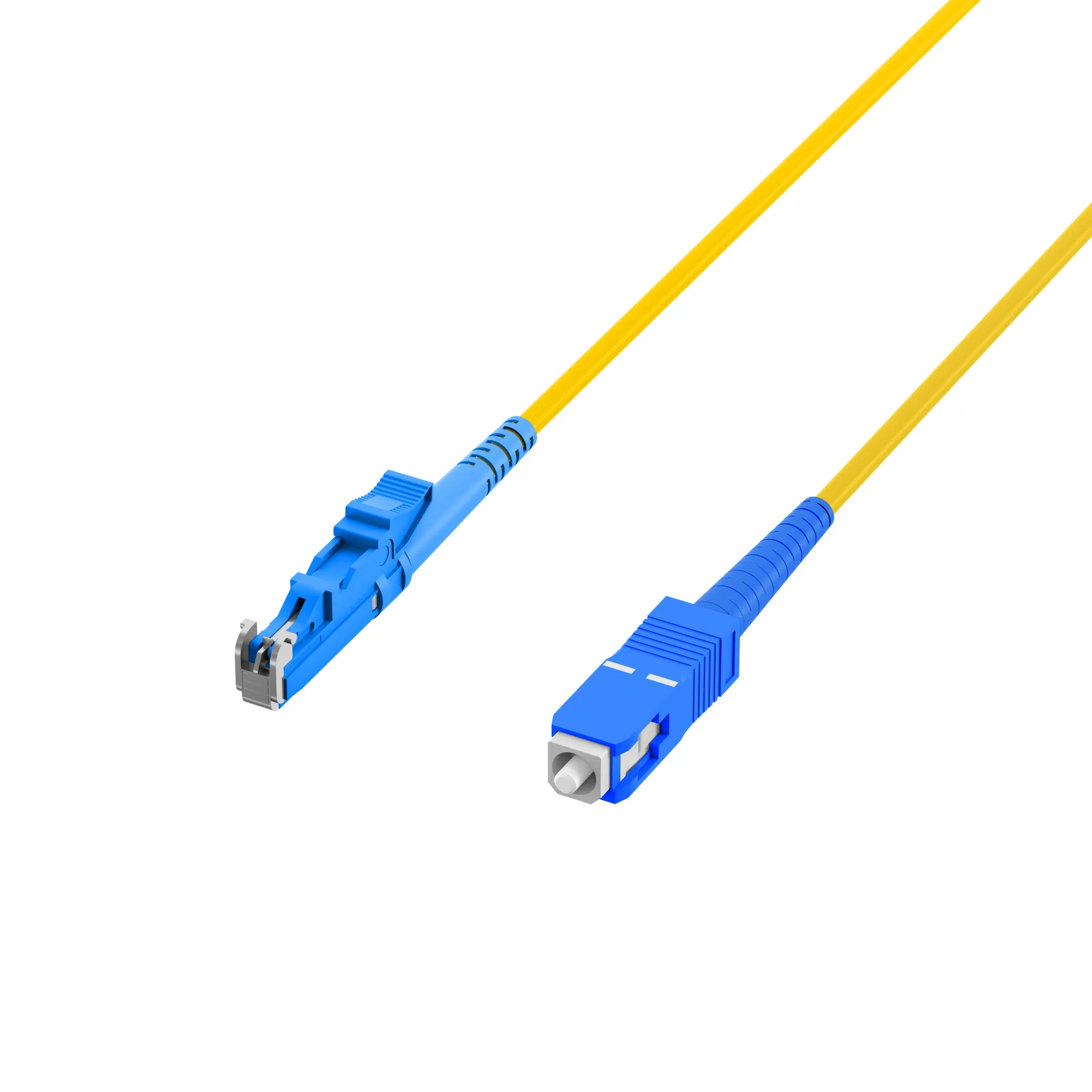 Simplex LWL Patchkabel E2000®-SC OS2 1m 3,0mm Gelb 9/125µm – Bild 7
