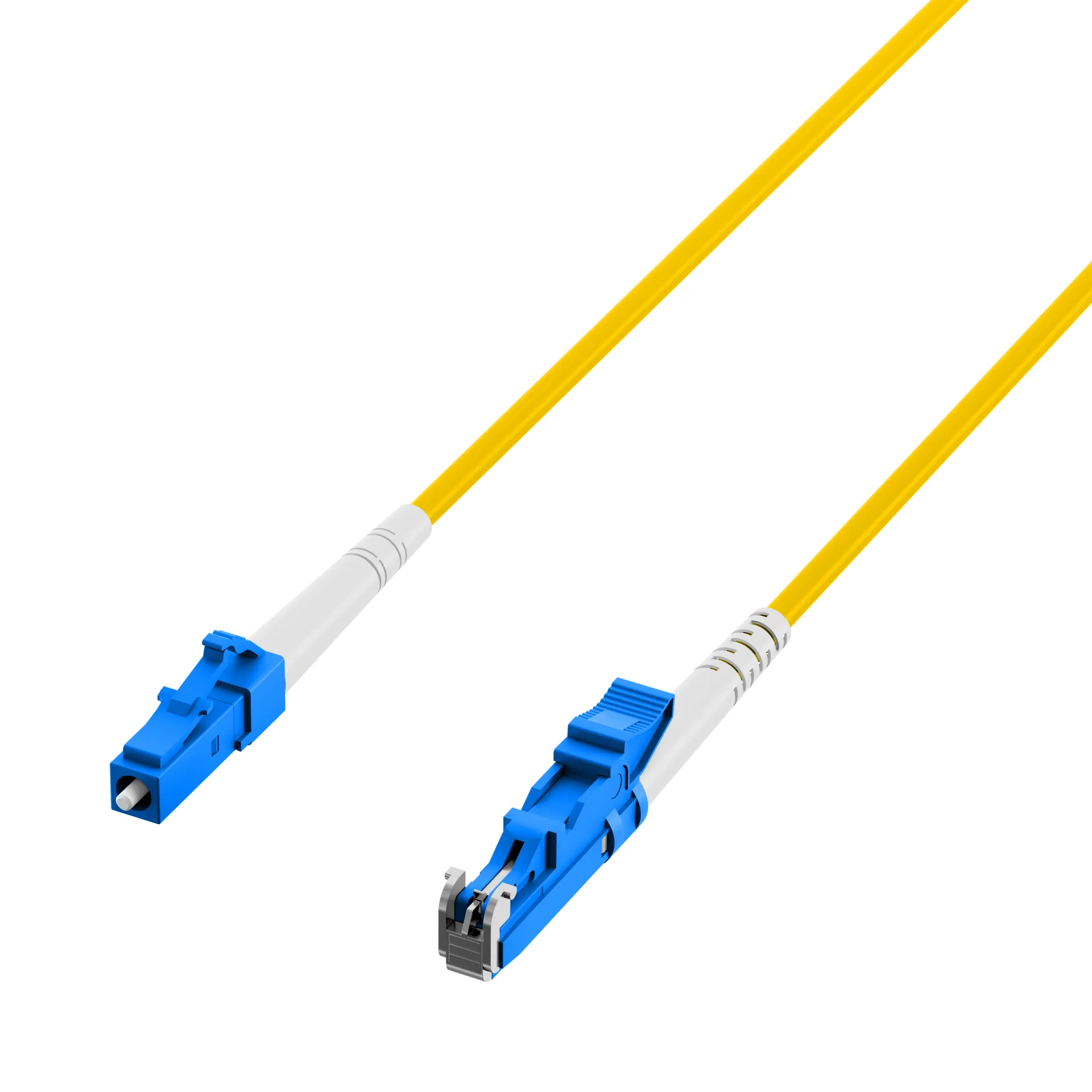 Simplex LWL Patchkabel E2000®-LC OS2 15m 3,0mm Gelb 9/125µm – Bild 3