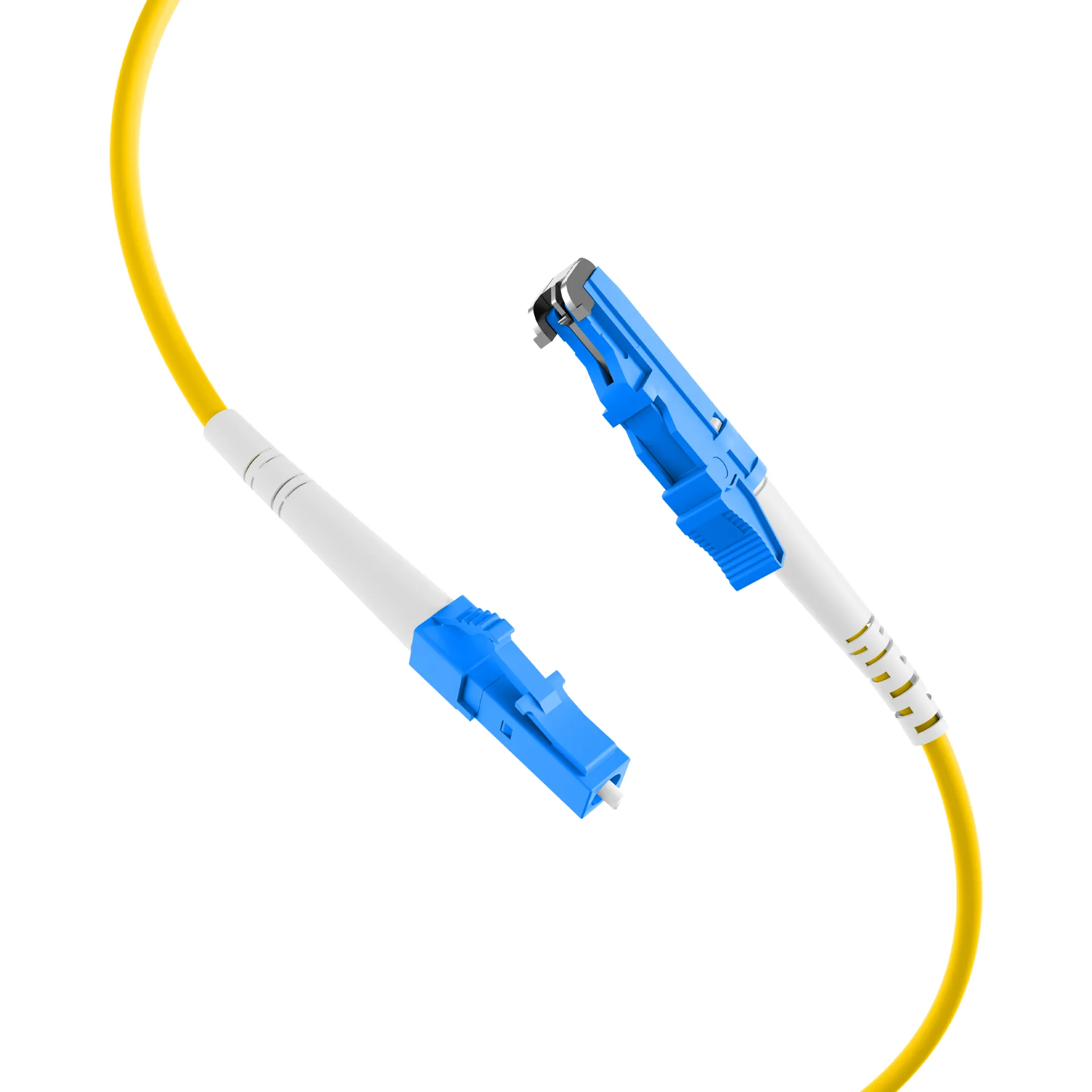 Simplex LWL Patchkabel E2000®-LC OS2 20m 3,0mm Gelb 9/125µm – Bild 2