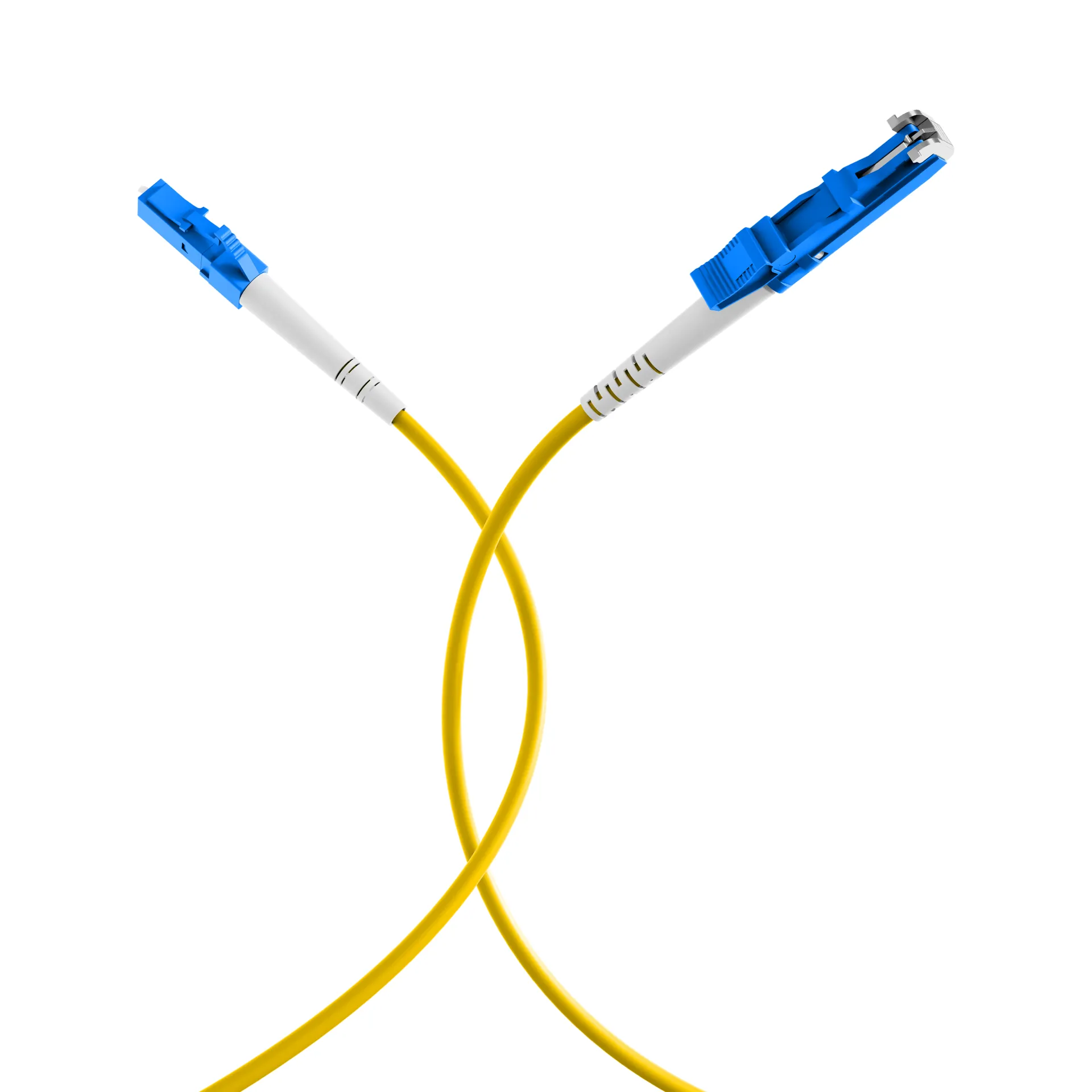 Simplex LWL Patchkabel E2000®-LC OS2 20m 3,0mm Gelb 9/125µm – Bild 4