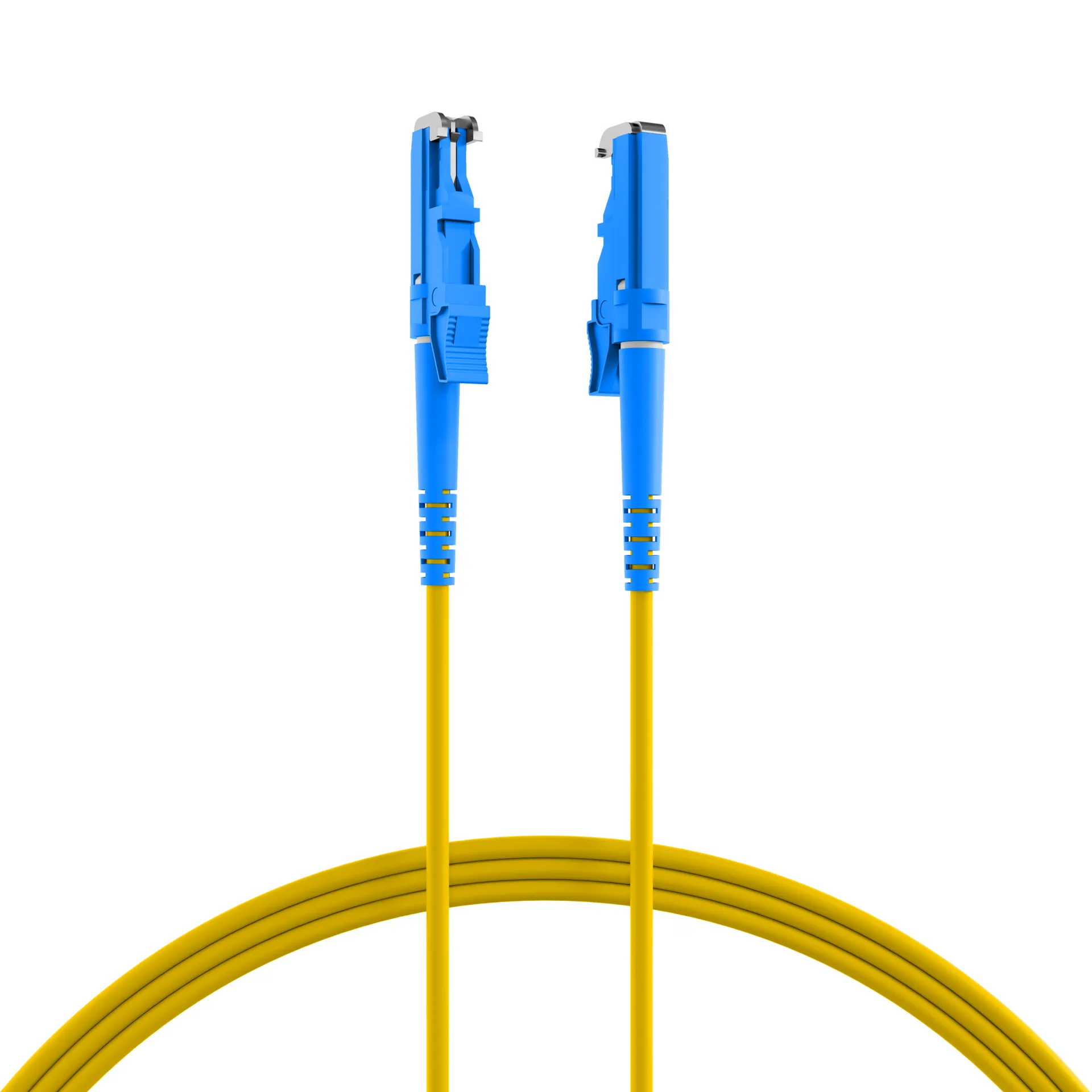 Simplex LWL Patchkabel E2000®-E2000® OS2 2m 3,0mm Gelb 9/125µm – Bild 5