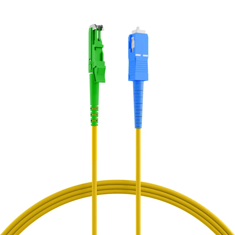 Simplex Patchkabel E2000/APC-SC OS2 G657A1 0,5m LSZH 3mm gelb