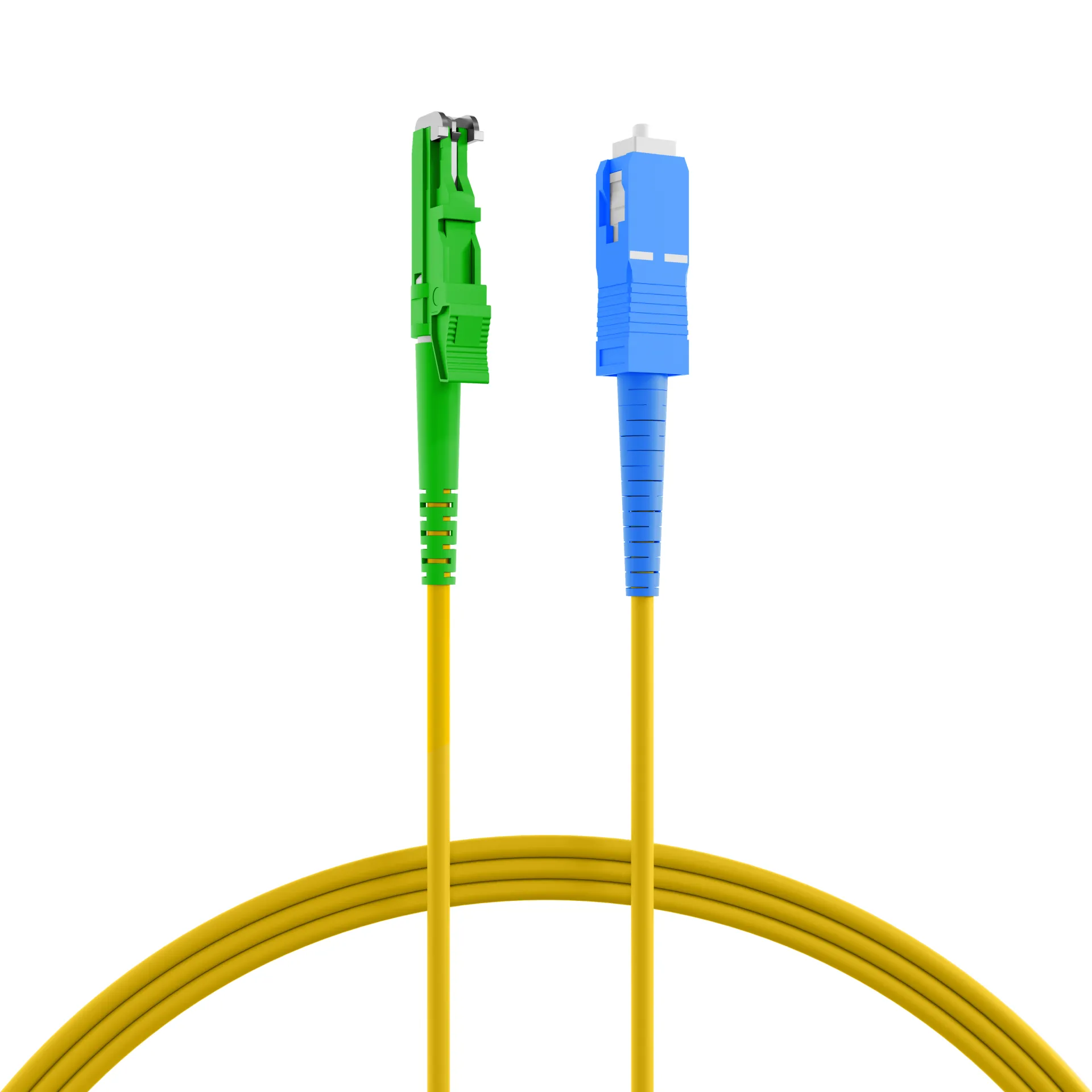 Simplex Patchkabel E2000/APC-SC OS2 G657A1 1m LSZH 3mm gelb – Bild 5