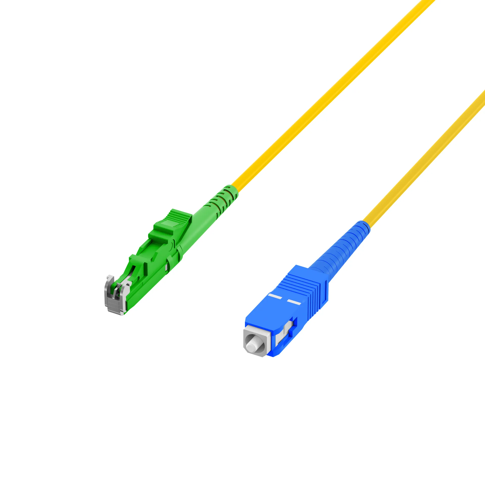 Simplex Patchkabel E2000/APC-SC OS2 G657A1 1m LSZH 3mm gelb – Bild 3