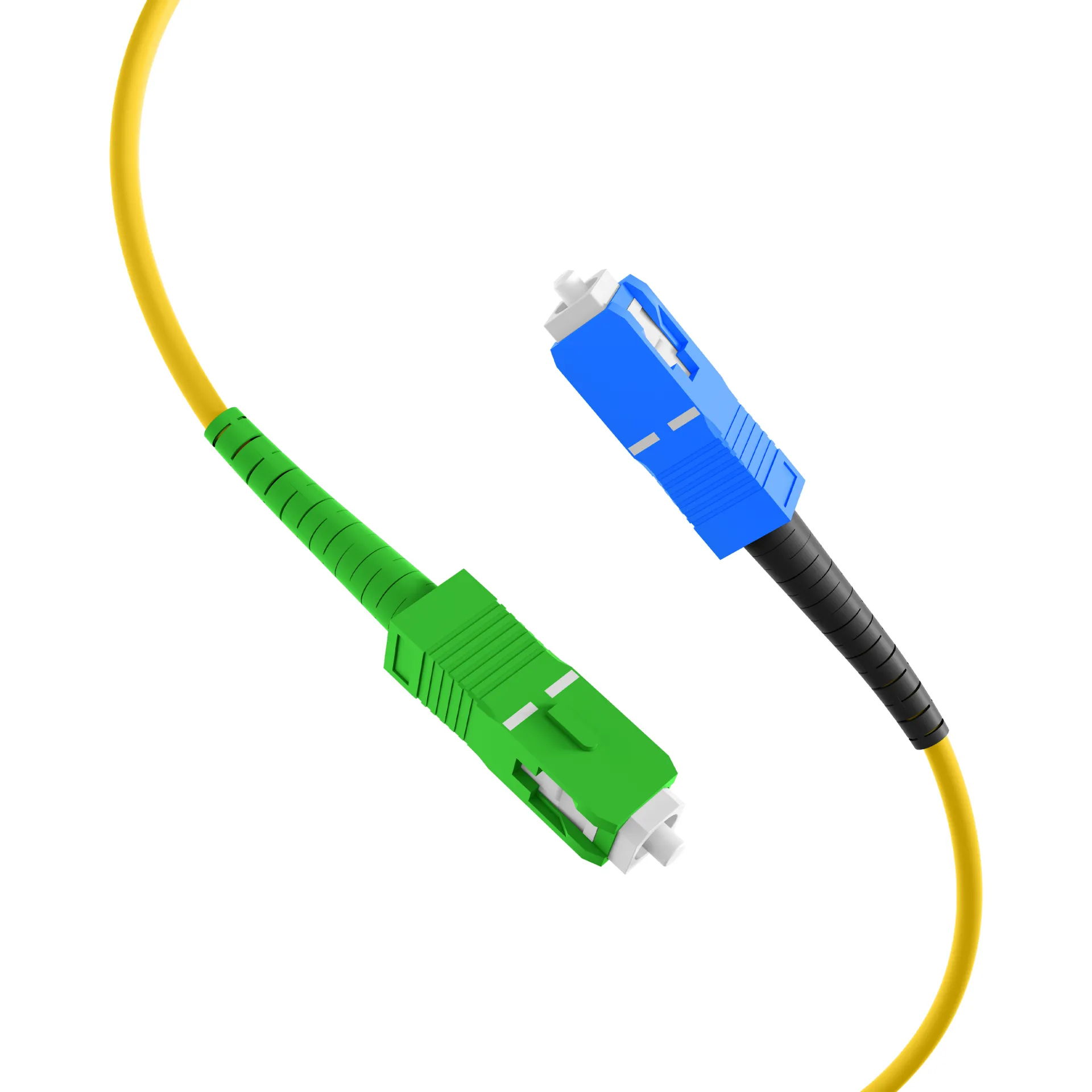 Simplex Patchkabel SC/APC-SC OS2 G657A2 20m LSZH 3mm gelb – Bild 2