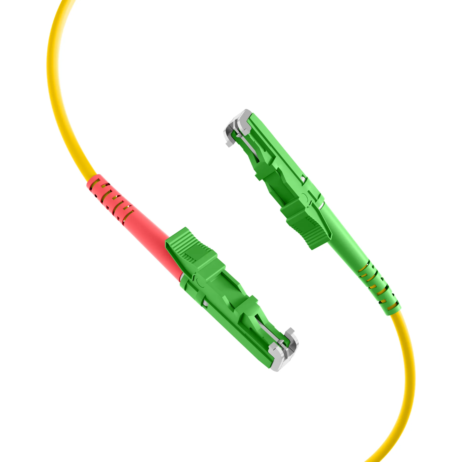 Duplex Patchkabel E2000®/APC-E2000®/APC OS2 G657A1 1m LSZH 3mm gelb – Bild 6