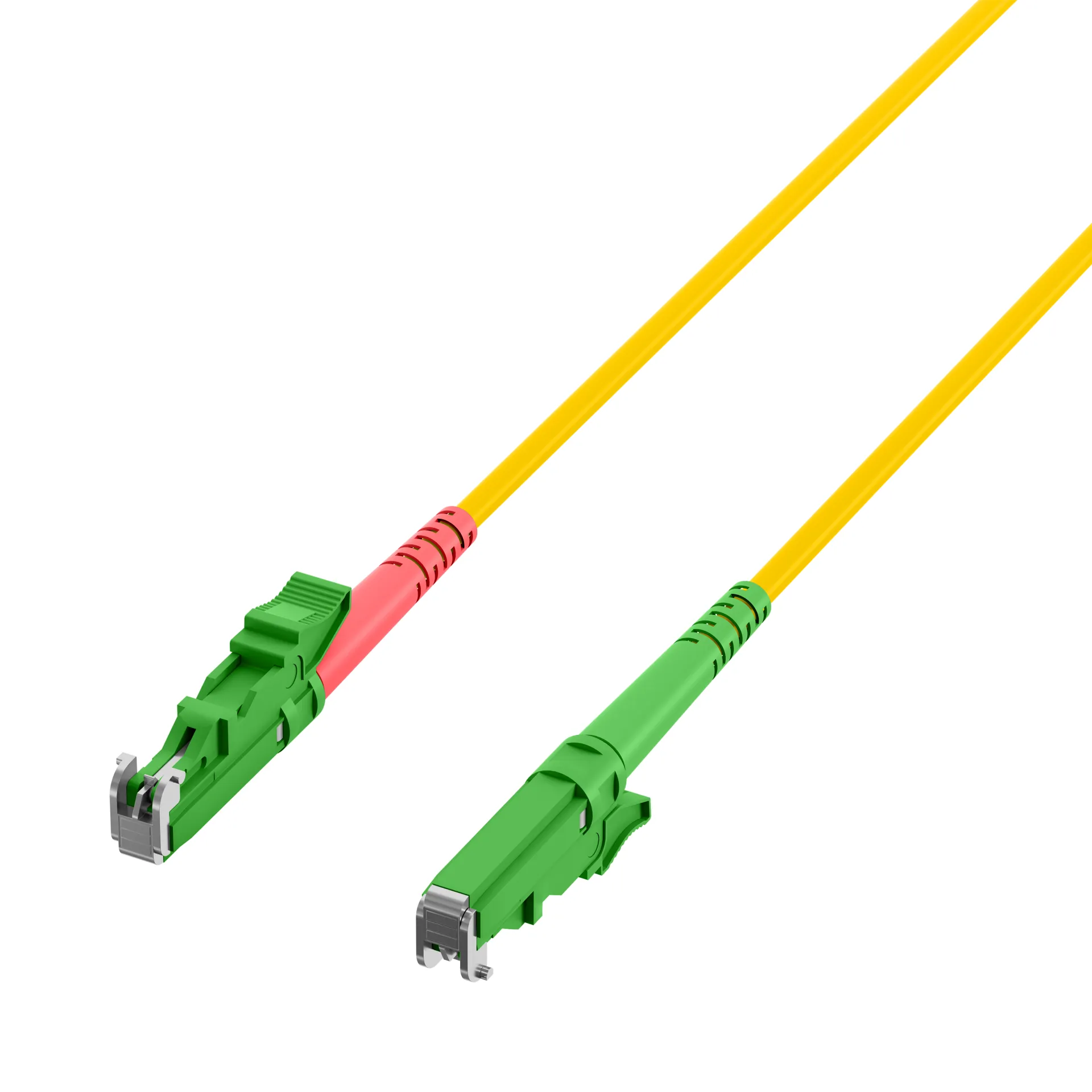 Duplex Patchkabel E2000®/APC-E2000®/APC OS2 G657A1 1m LSZH 3mm gelb – Bild 3