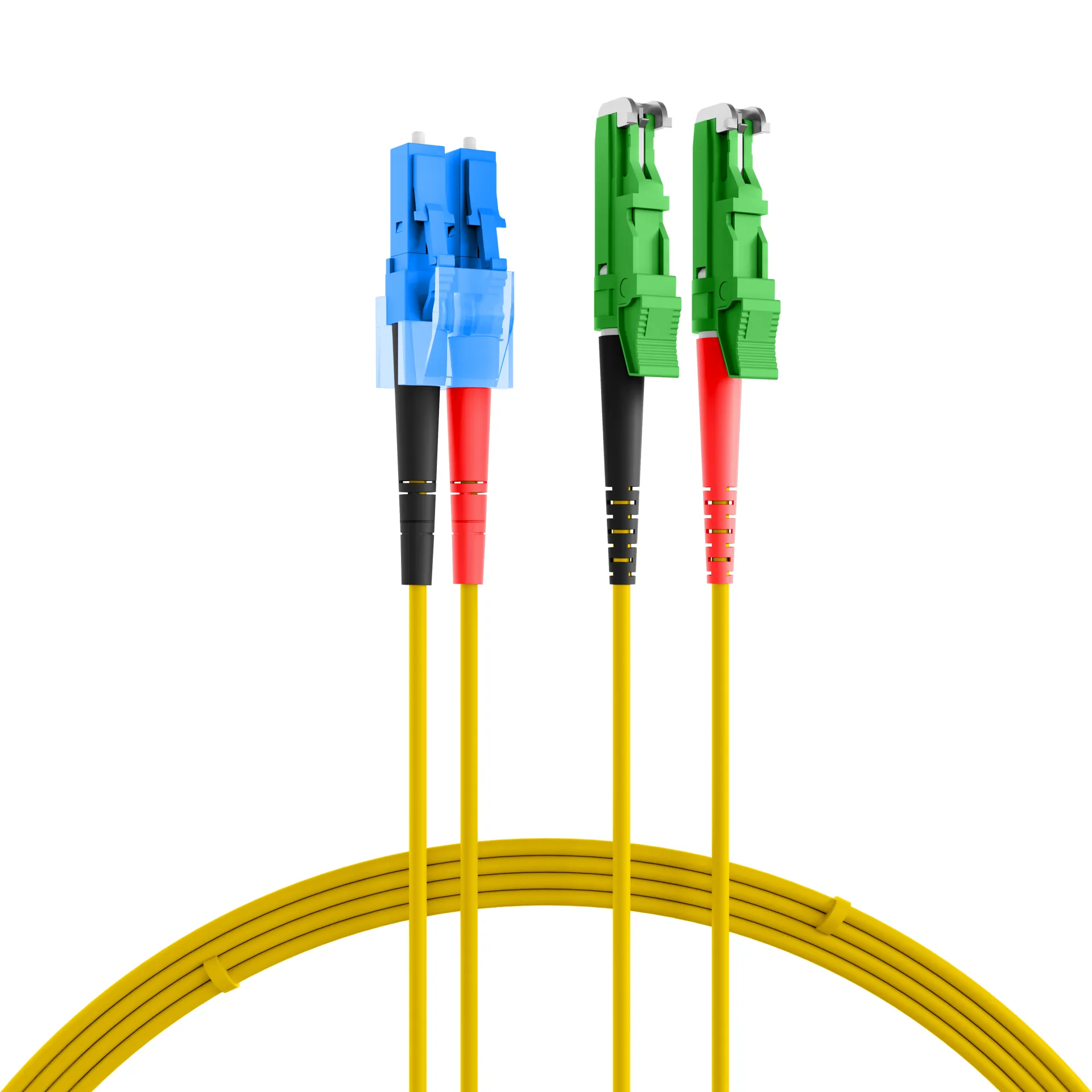 Duplex Patchkabel E2000®/APC-LC OS2 G657A1 1m 3mm gelb – Bild 7