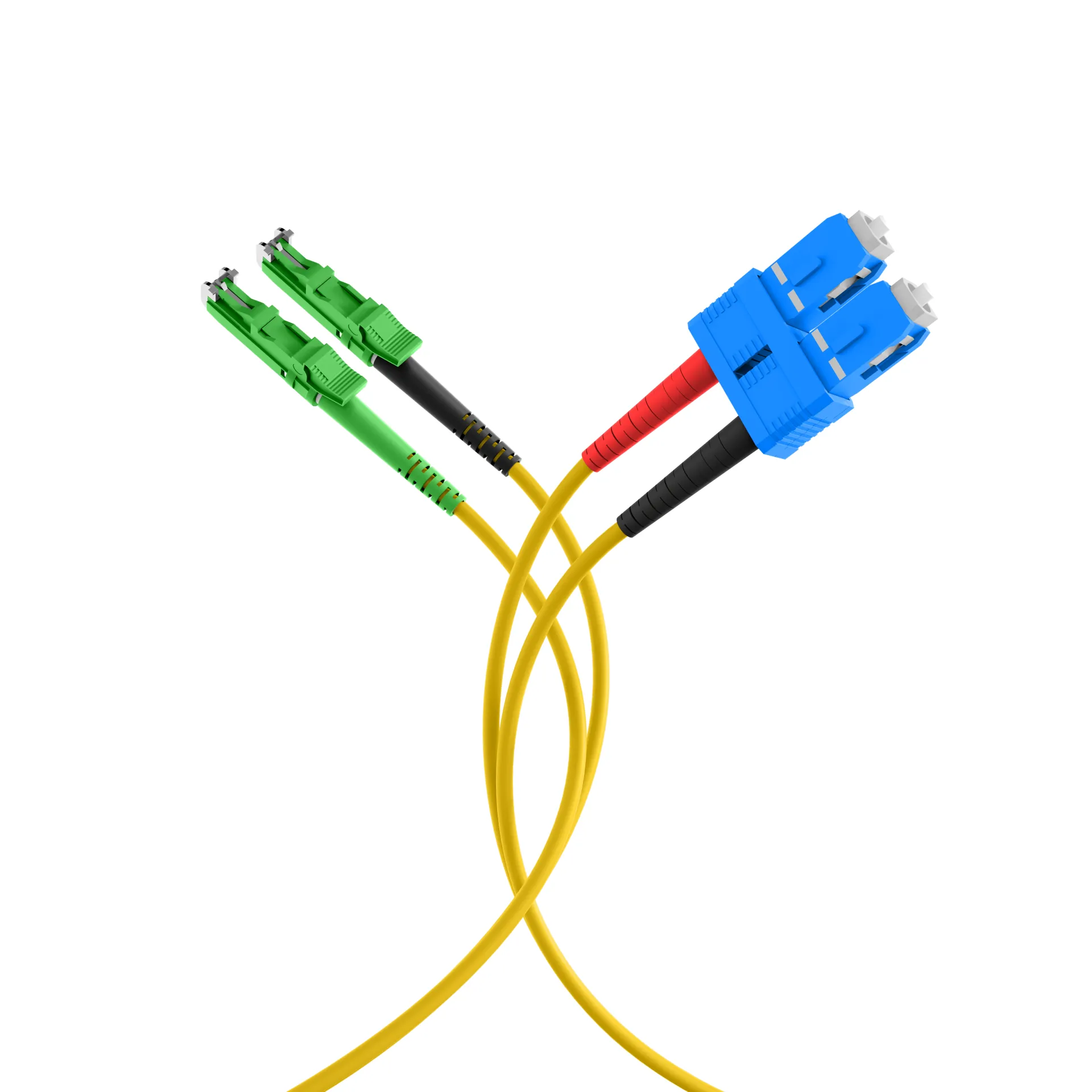Duplex Patchkabel E2000®/APC-SC OS2 G657A1 1m 3mm gelb – Bild 12