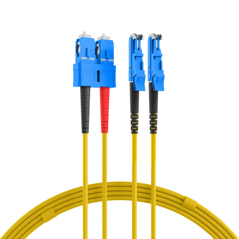 Duplex Patchkabel E2000®-SC OS2 25m LSZH 3mm gelb