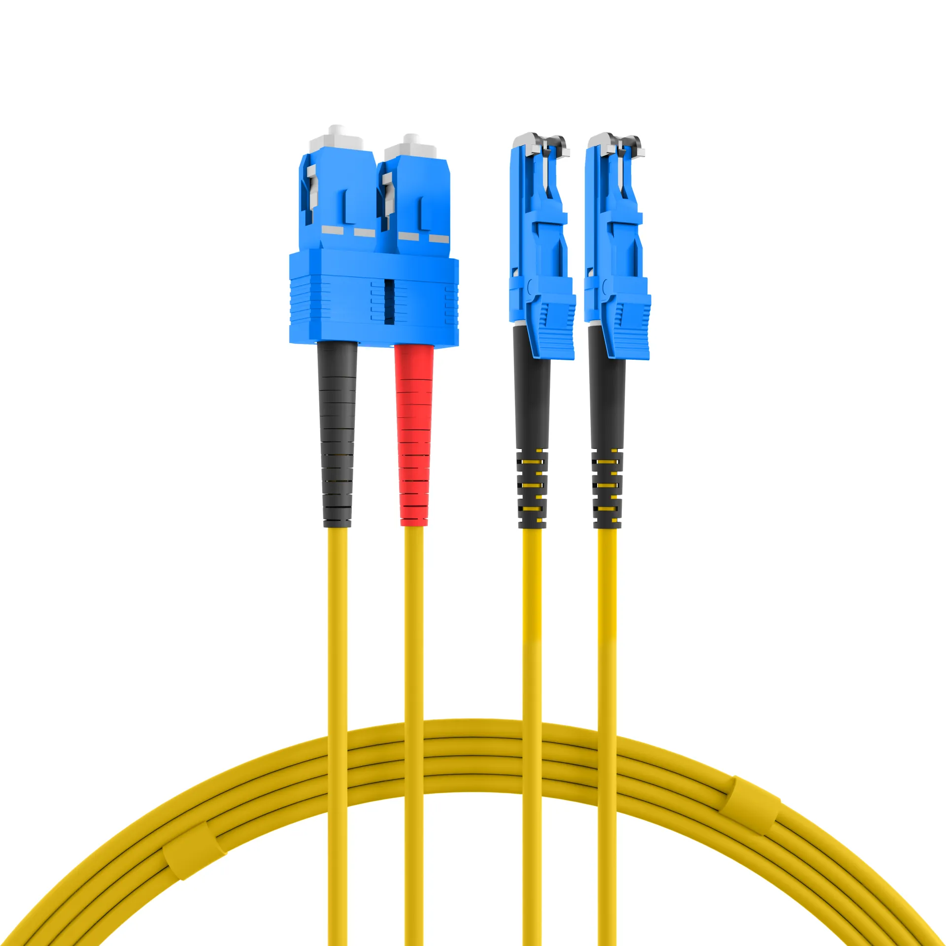 Duplex Patchkabel E2000®-SC OS2 3m LSZH 3mm gelb