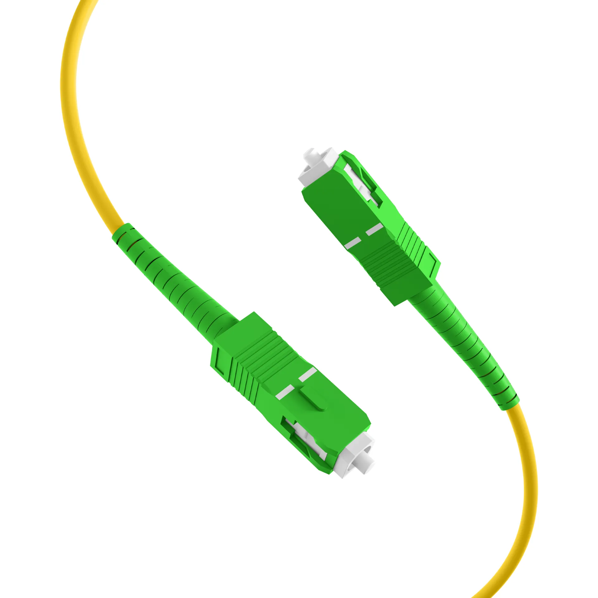Simplex Patchkabel SC/APC-SC/APC OS2 G657A2 7,5m LSZH 3mm gelb – Bild 2