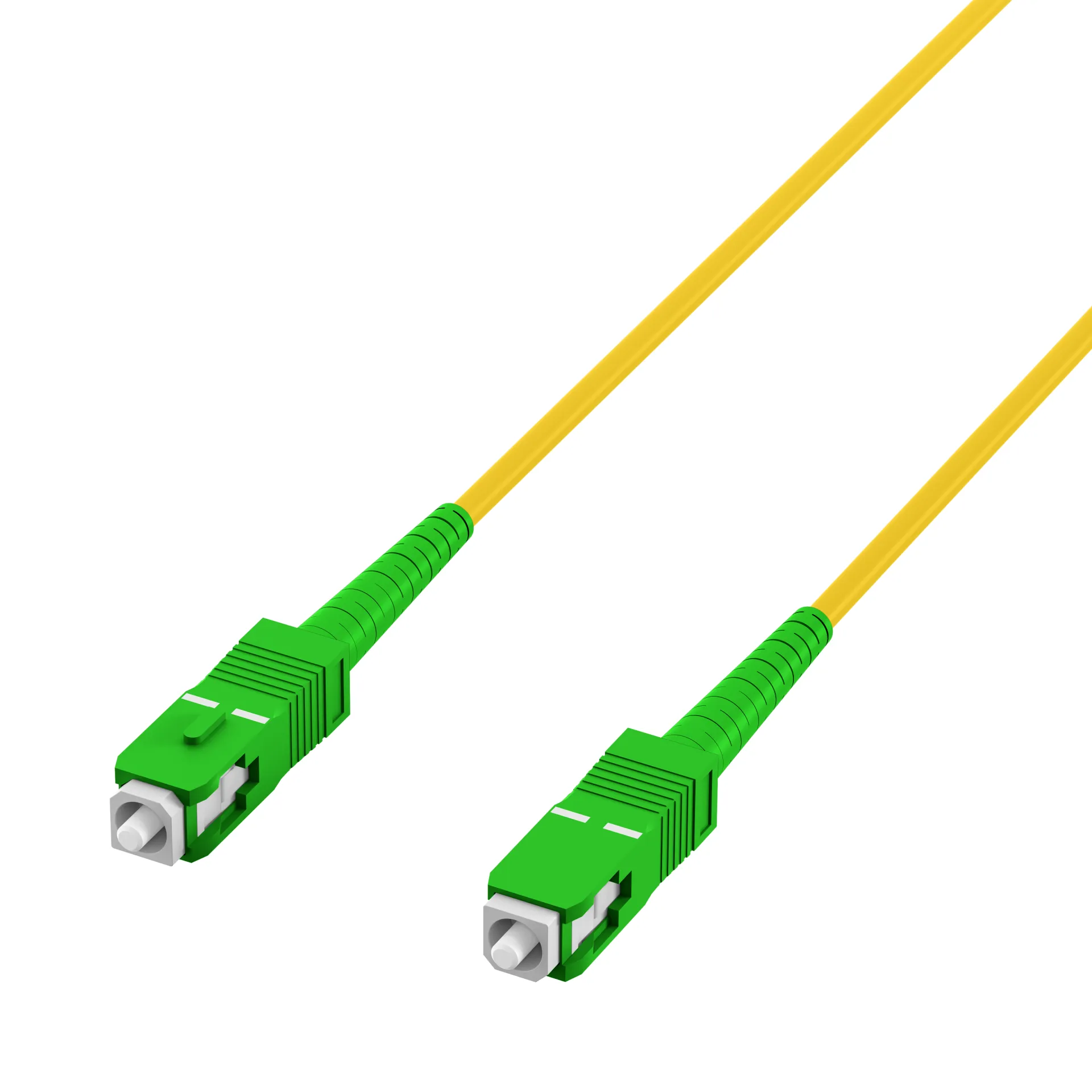 Simplex Patchkabel SC/APC-SC/APC OS2 G657A2 7,5m LSZH 3mm gelb – Bild 3