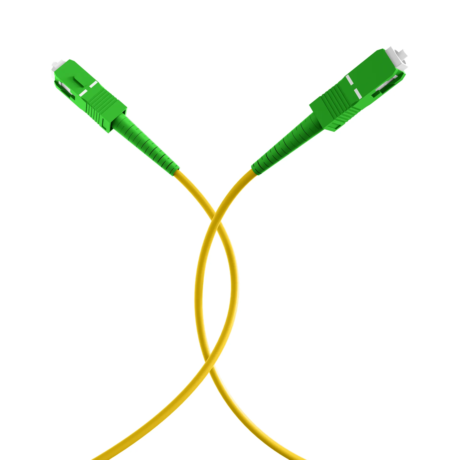 Simplex Patchkabel SC/APC-SC/APC OS2 G657A2 7,5m LSZH 3mm gelb – Bild 4