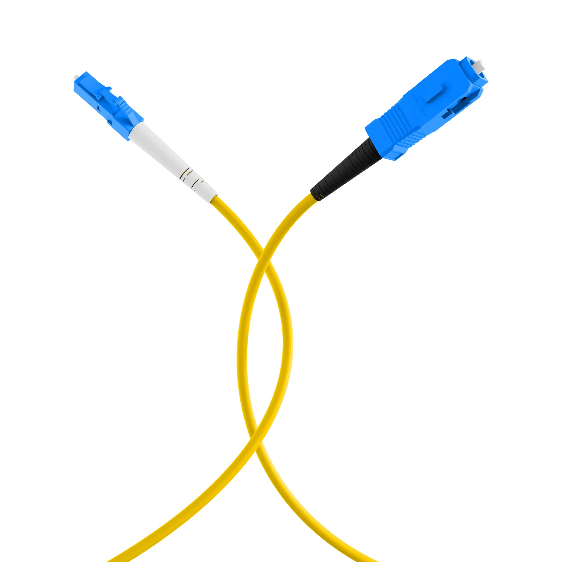 Simplex Patchkabel LC-SC OS2 G657A2 0,5m LSZH 2mm gelb – Bild 4