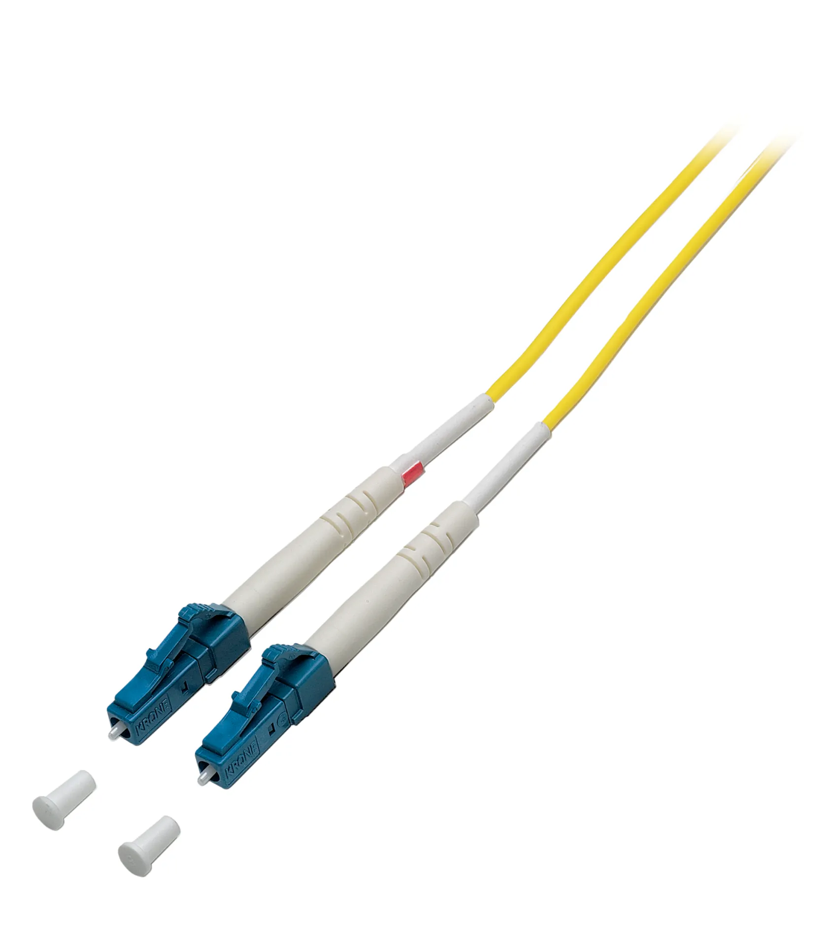 Simplex Patchkabel LC-LC OS2 G657A2 1m LSZH 2mm gelb – Bild 5