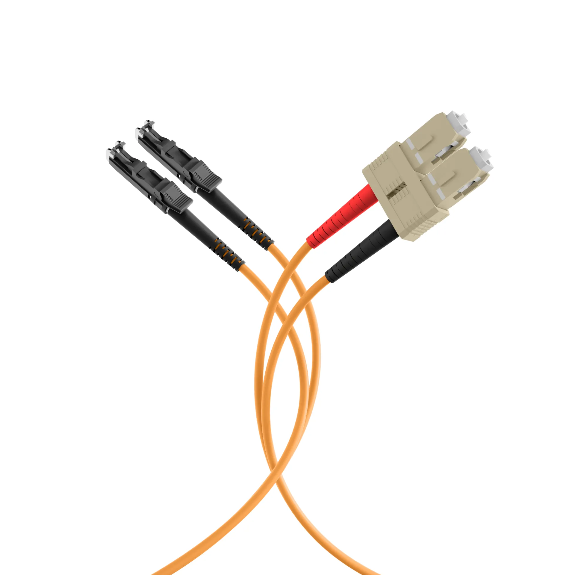 Duplex Patchkabel E2000®-SC OM2 5m LSZH 3mm orange – Bild 4