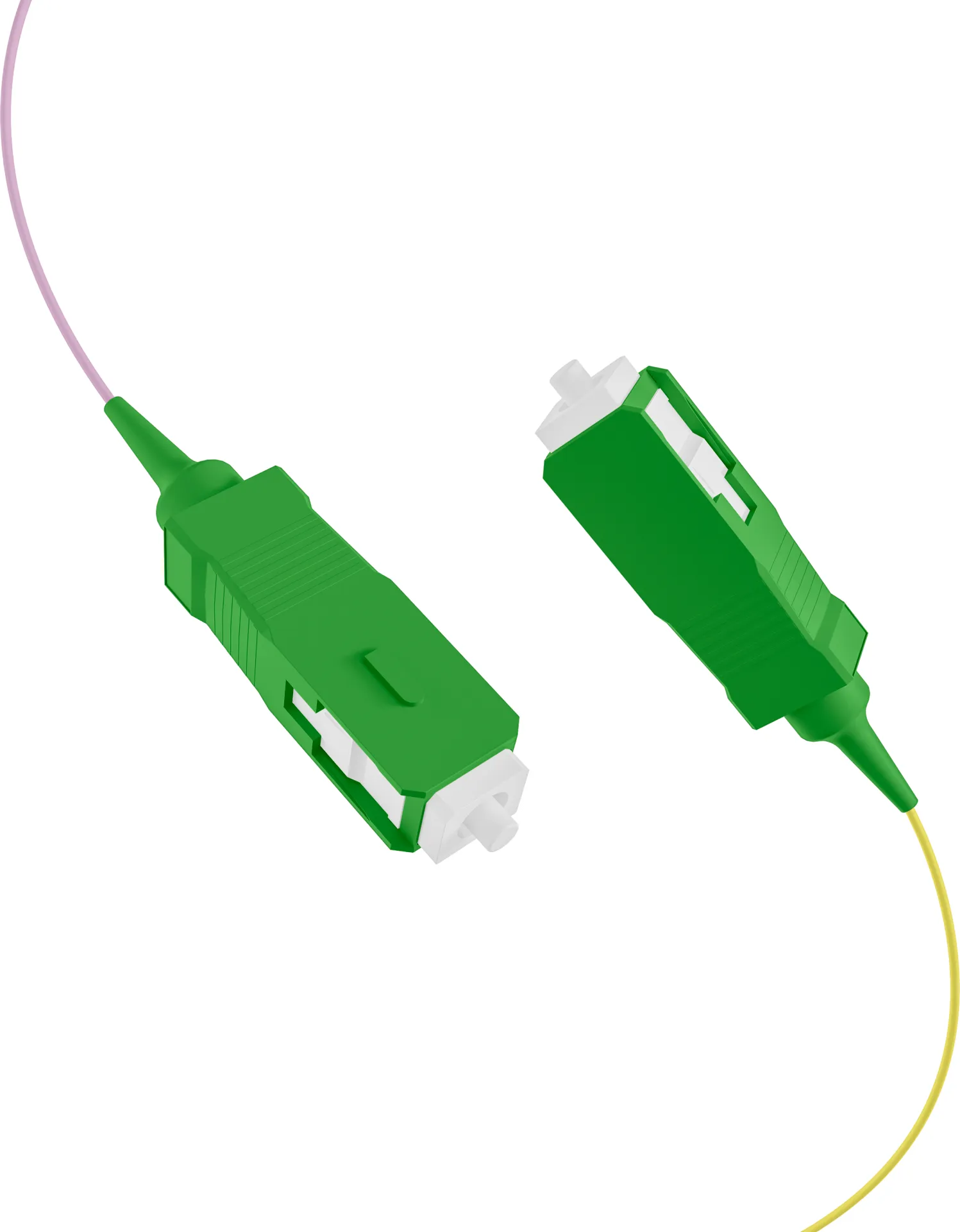 Faserpigtail SC/APC OS2 G652D farbiges Set 2m - 12 Stück – Bild 2