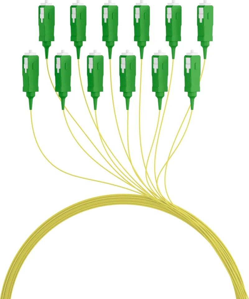 Faserpigtail SC/APC OS2 G652D Gelb 2m – 1 Stück