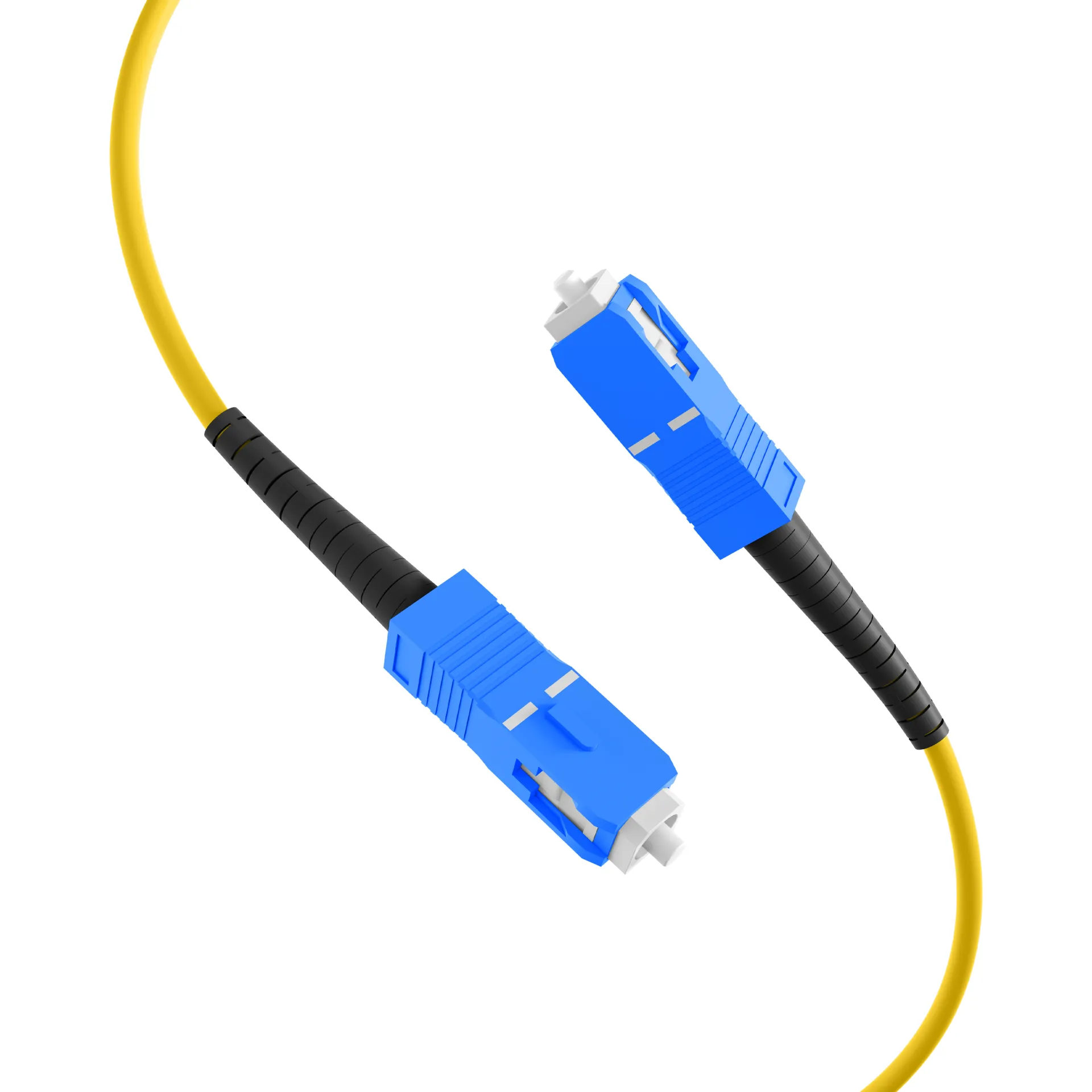 Simplex Patchkabel SC-SC OS2 G657A2 15m LSZH 3mm gelb – Bild 2