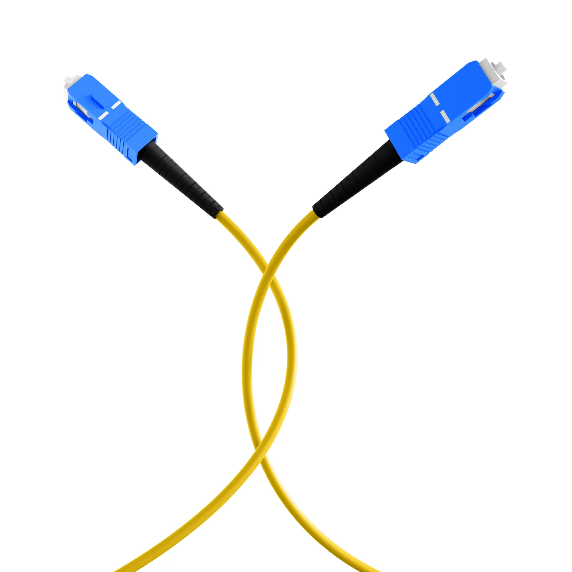 Simplex Patchkabel SC-SC OS2 G657A2 15m LSZH 3mm gelb – Bild 4