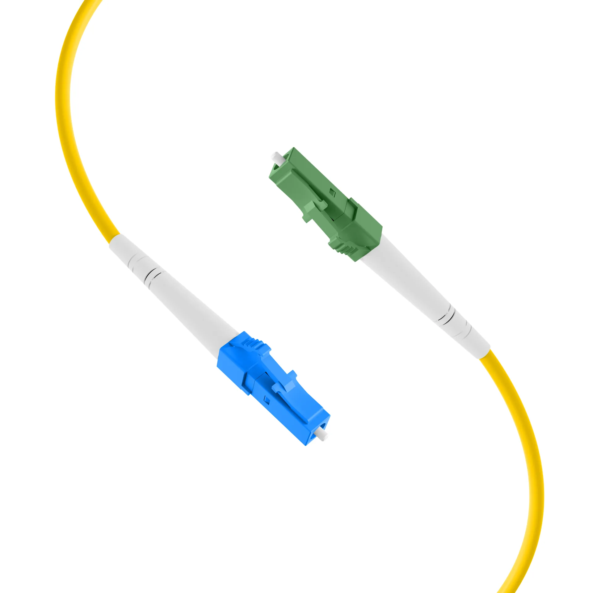 Simplex Patchkabel LC/APC-LC OS2 G657A2 15m LSZH 2mm gelb – Bild 2