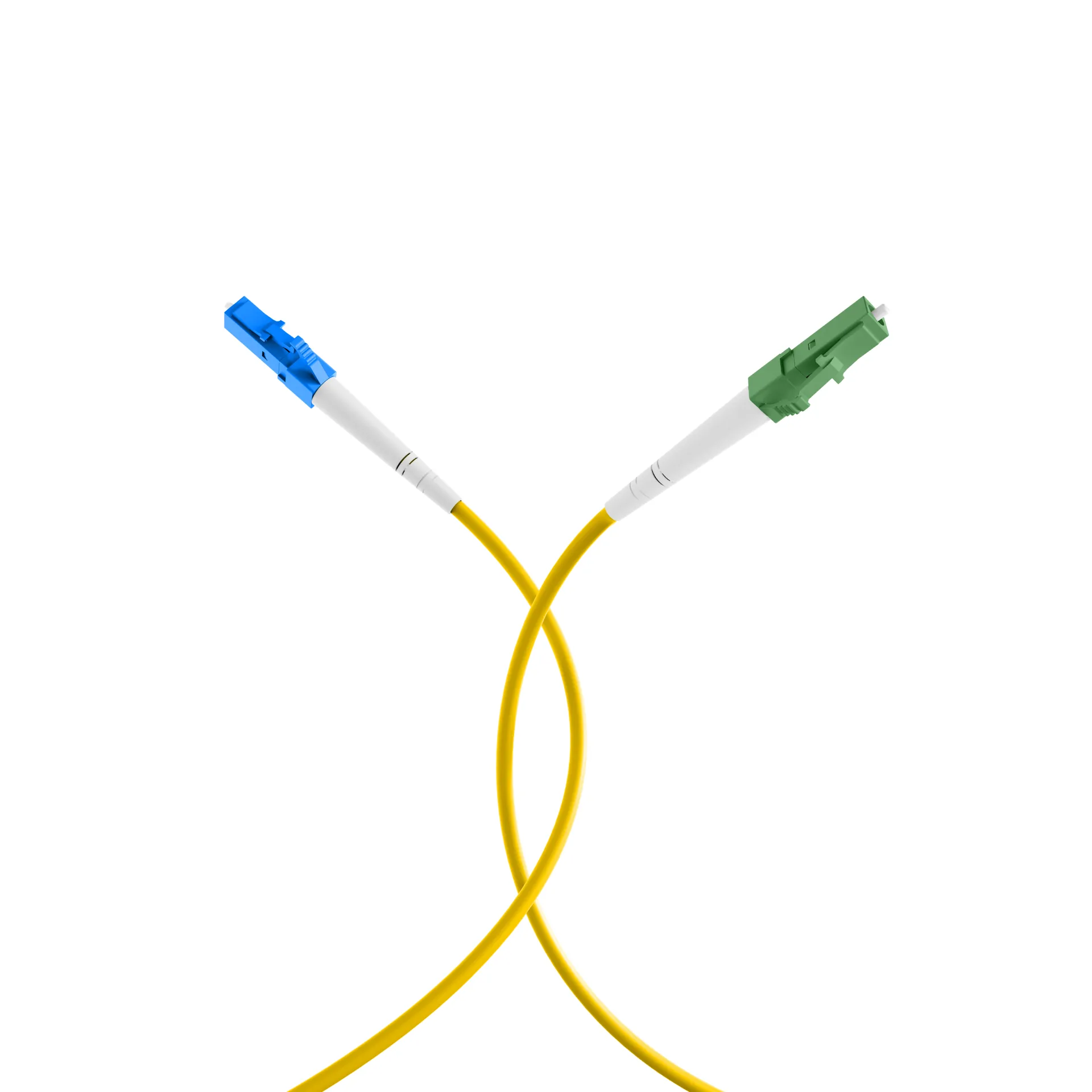 Simplex Patchkabel LC/APC-LC OS2 G657A2 15m LSZH 2mm gelb – Bild 4
