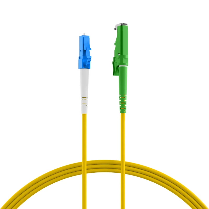 Simplex Patchkabel E2000/APC-LC OS2 G657A1 0,5m LSZH 3mm gelb