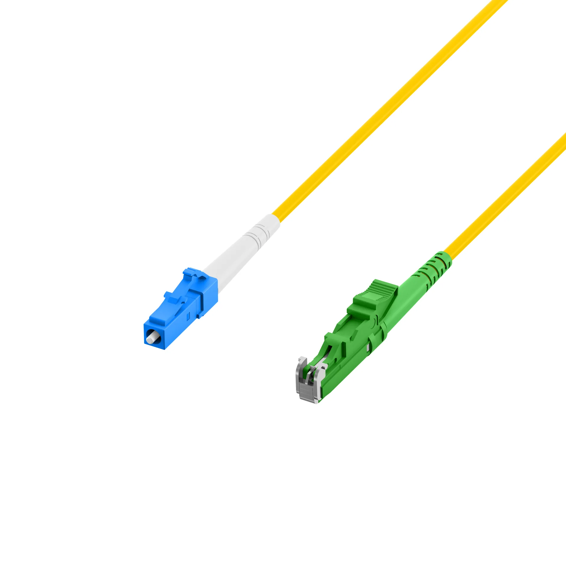 Simplex Patchkabel E2000/APC-LC OS2 G657A1 1m LSZH 3mm gelb – Bild 3