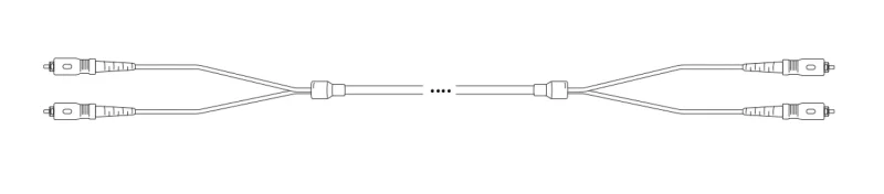 Breakout I-V(ZN) HH 2E 9/125µm SC/APC – SC/APC SC-APC/SC-APC 2E 1,0m