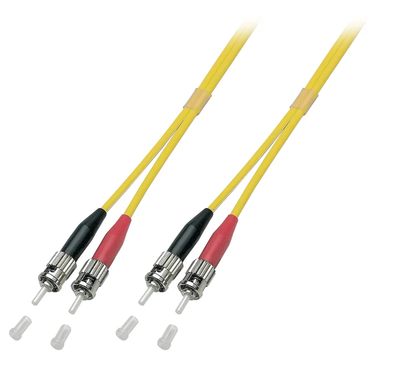 Duplex Patchkabel ST-ST OS2 G652D 25m LSZH 3mm gelb