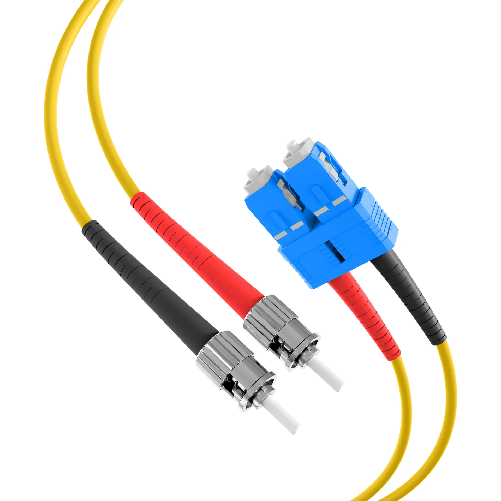 Duplex Patchkabel SC-ST OS2 G652D 40m LSZH 3mm gelb – Bild 2