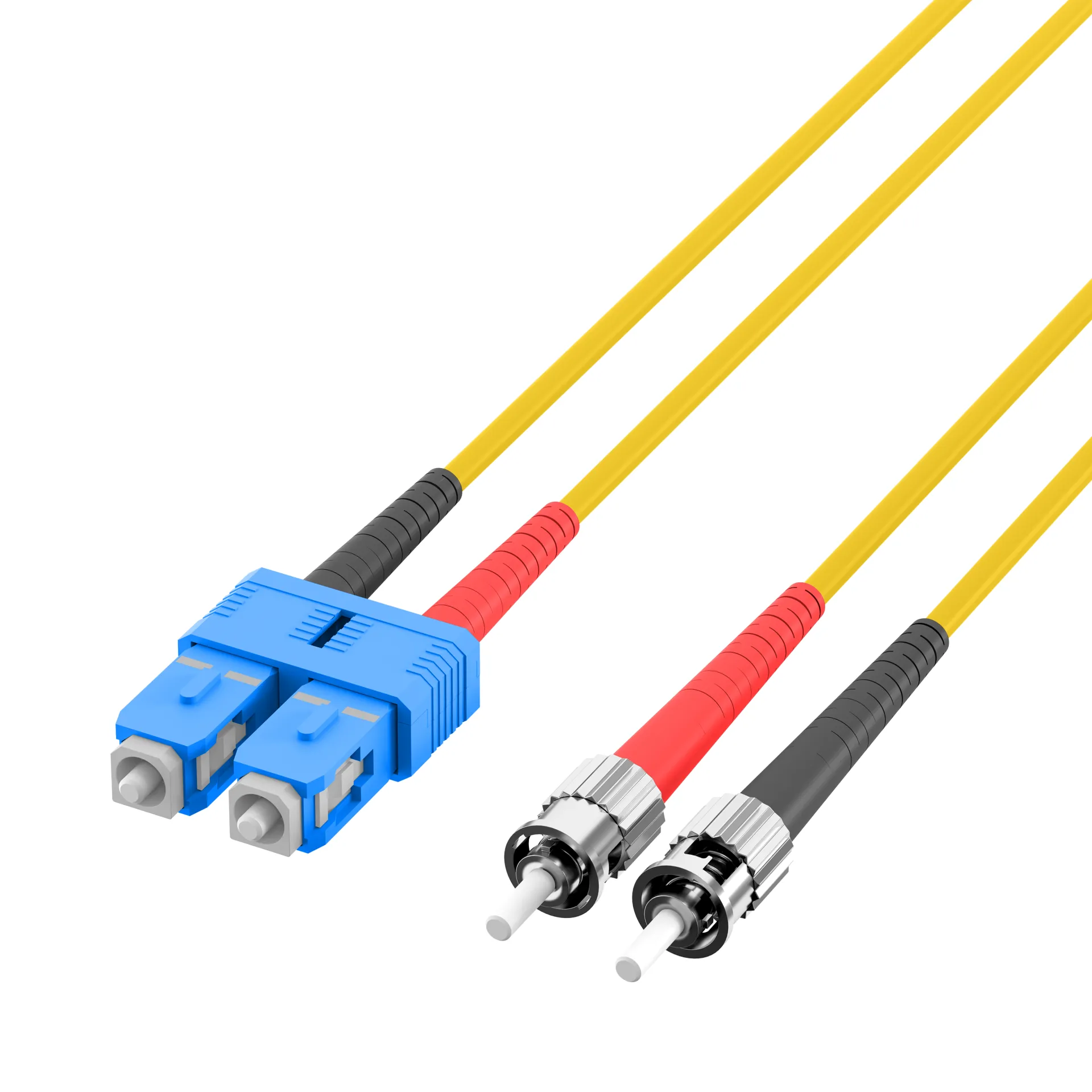 Duplex Patchkabel SC-ST OS2 G652D 50m LSZH 3mm gelb – Bild 3
