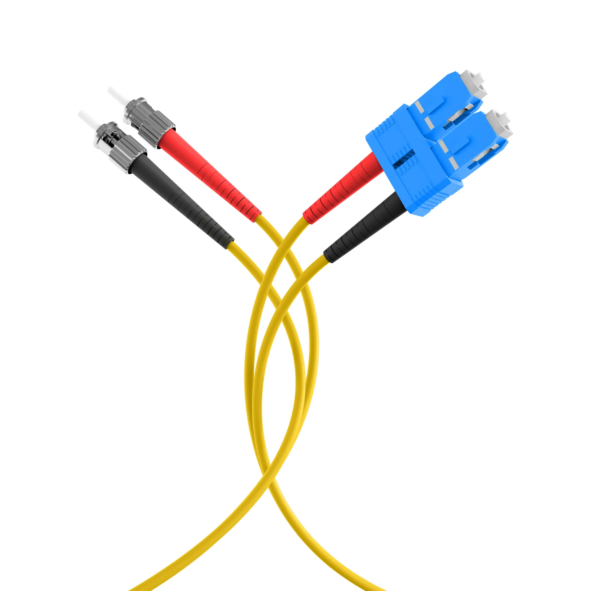 Duplex Patchkabel SC-ST OS2 G652D 50m LSZH 3mm gelb – Bild 4