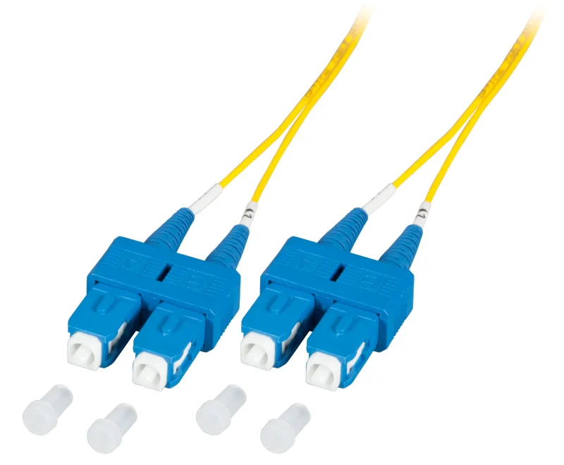 Duplex Patchkabel SC-SC OS2 G652D 1m LSZH 1,2mm gelb