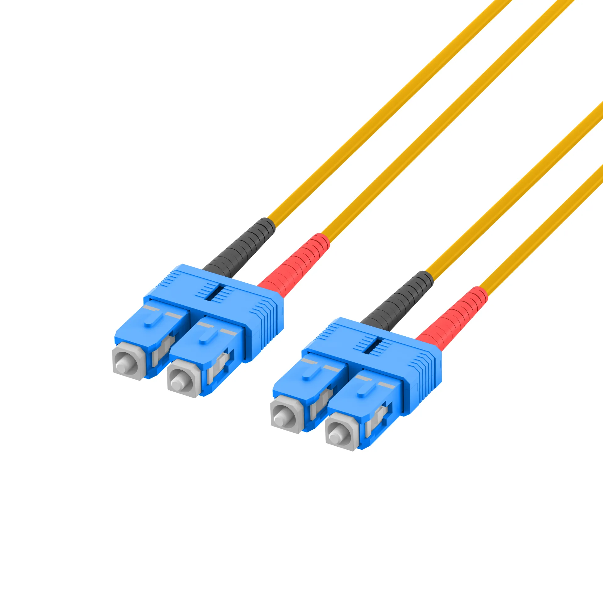 Duplex Patchkabel SC-SC OS2 G652D 35m LSZH 3mm gelb – Bild 3