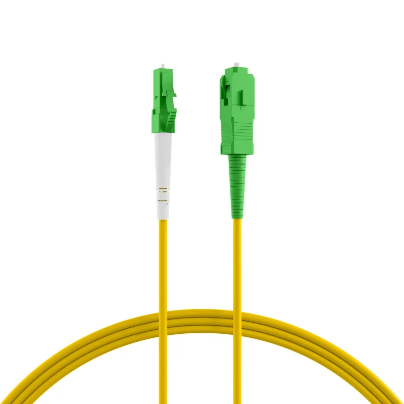Simplex Patchkabel LC/APC-SC/APC OS2 G657A2 0,5m LSZH 2mm gelb