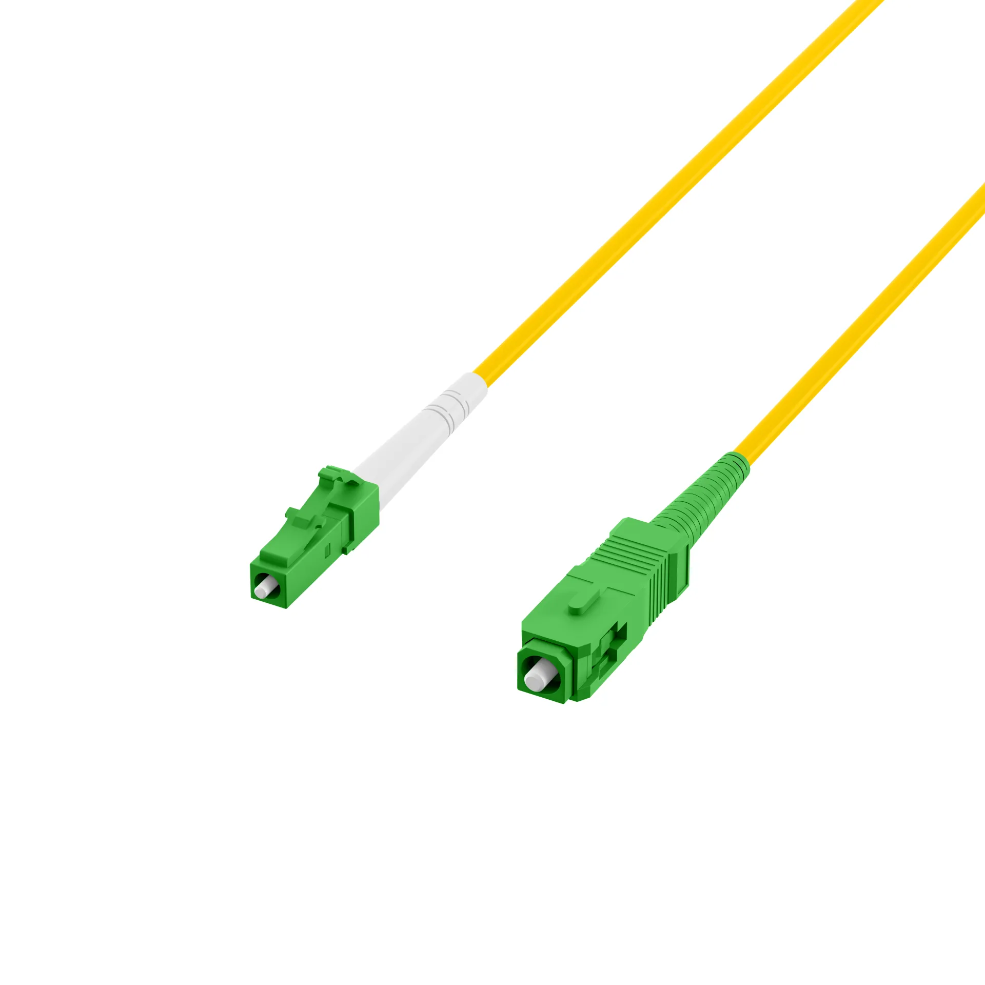 Simplex Patchkabel LC/APC-SC/APC OS2 G657A2 0,5m LSZH 2mm gelb – Bild 3