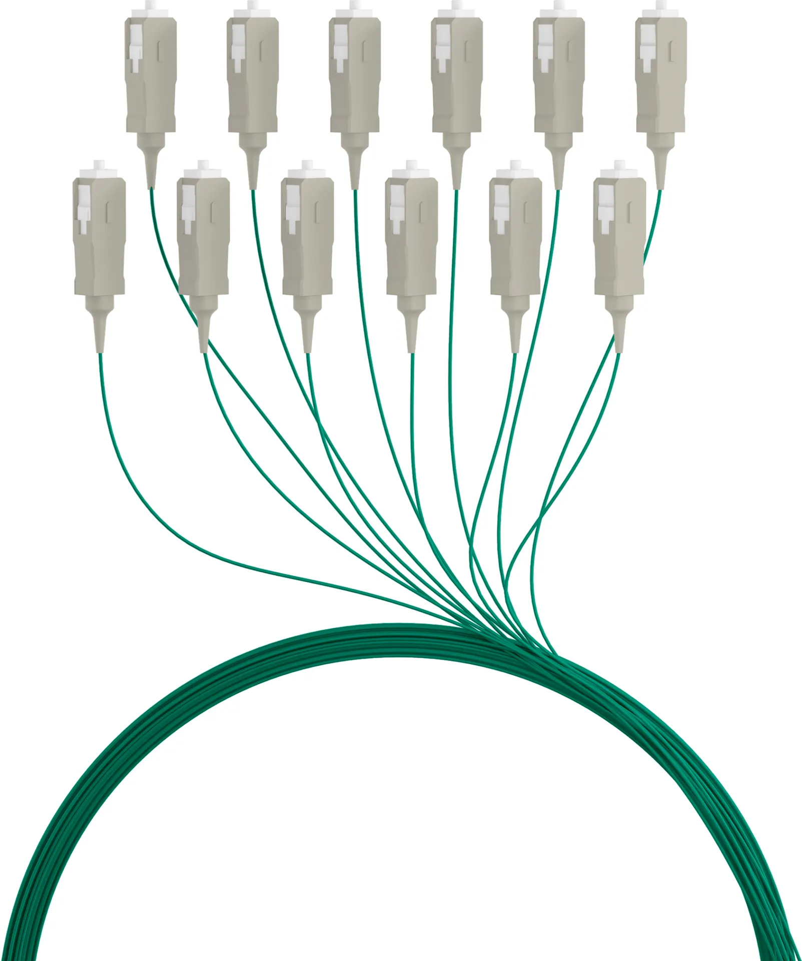 Faserpigtail SC OM2 Grün 2m - 1 Stück