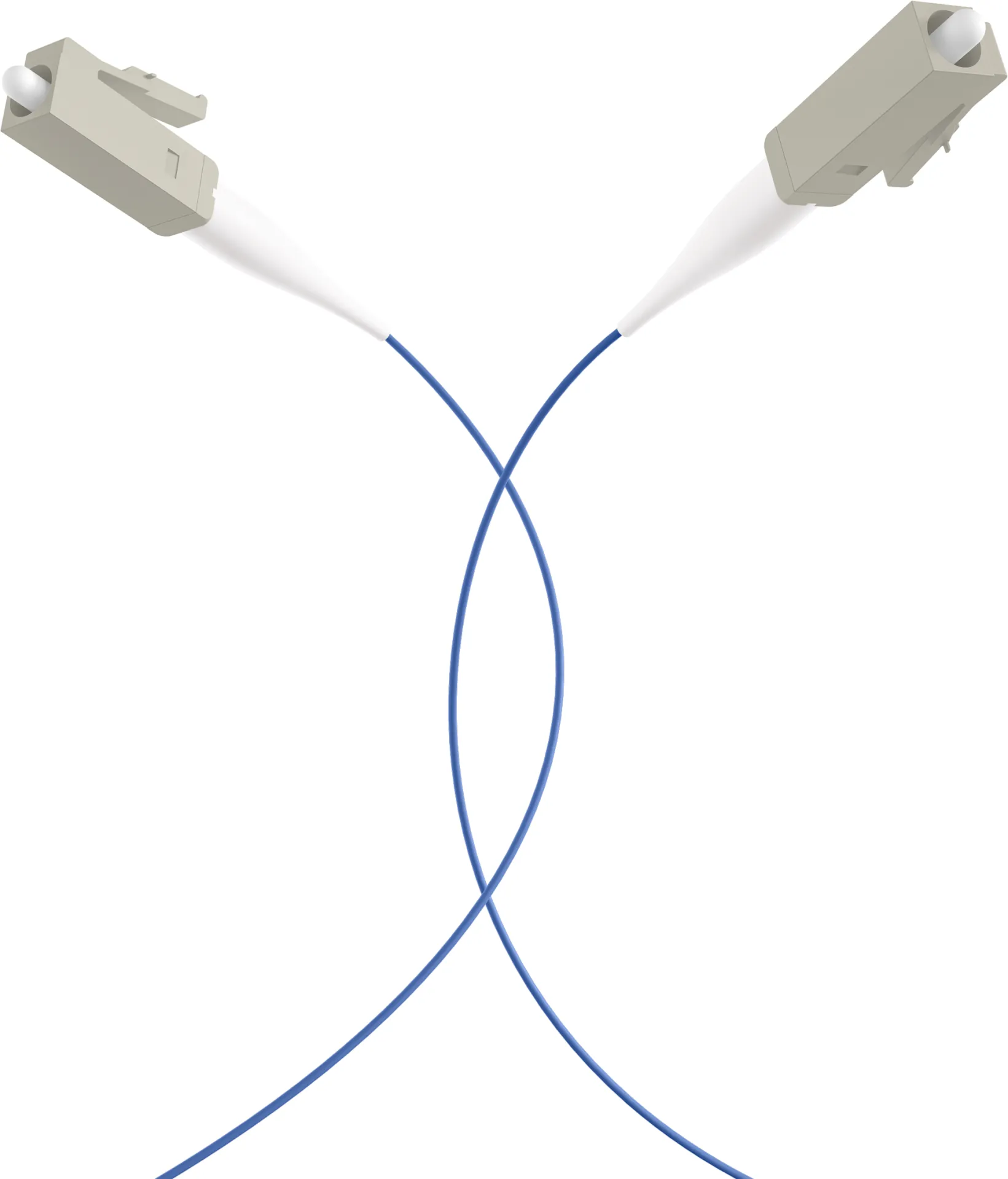 Faserpigtail LC OM1 Blau 2m - 1 Stück – Bild 4
