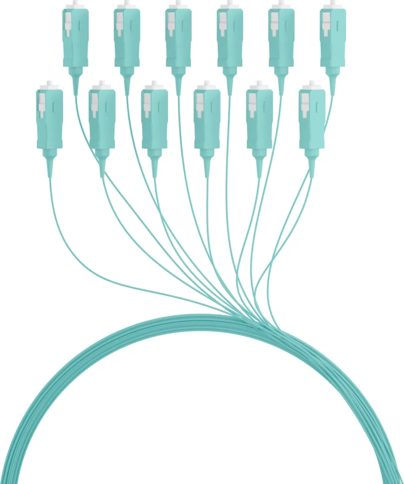 Faserpigtail SC OM3 Aqua 2m – 1 Stück