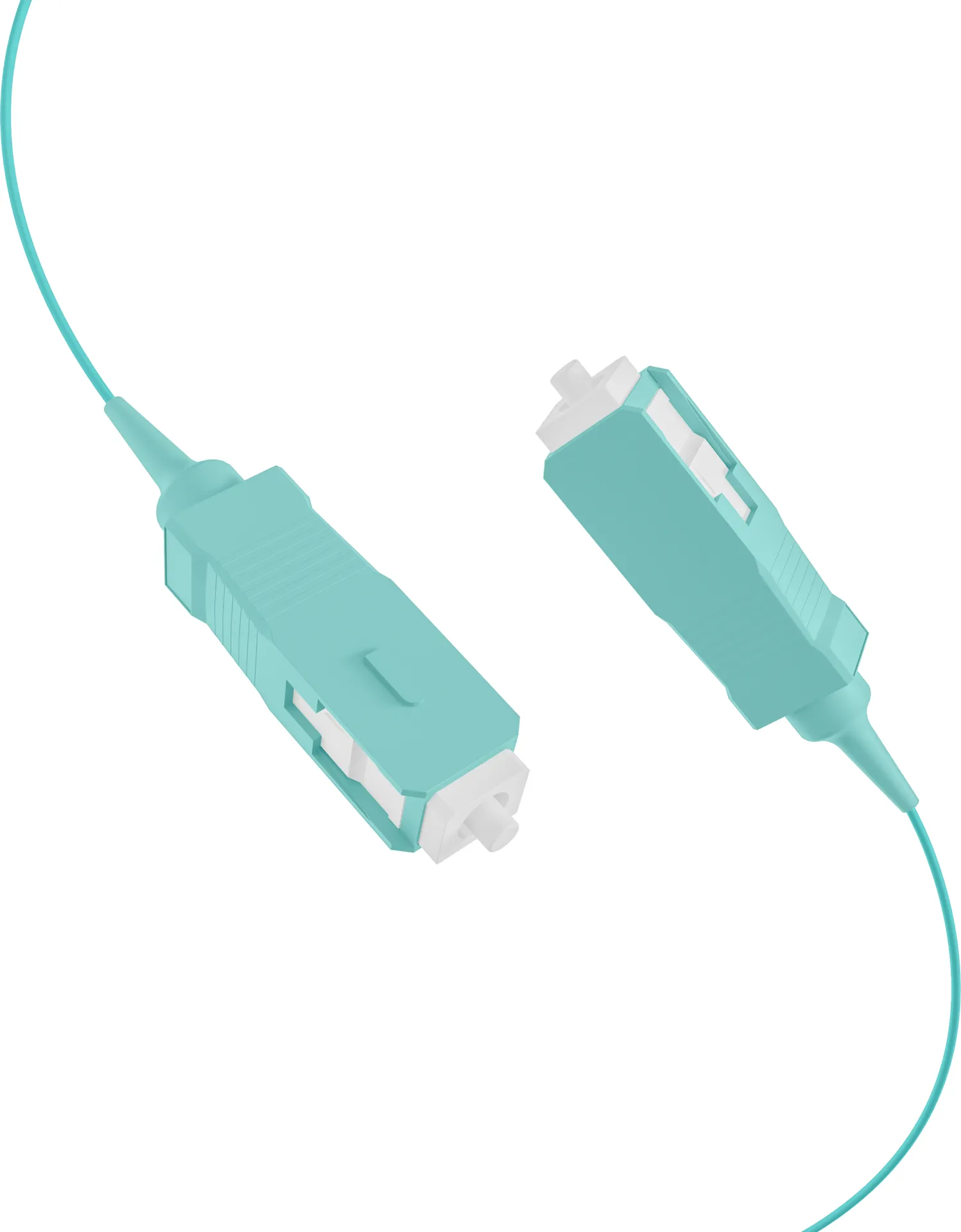 Faserpigtail SC OM3 Aqua 2m - 1 Stück – Bild 2