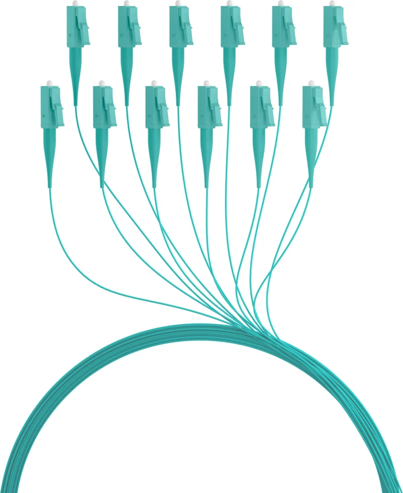 Faserpigtail LC OM3 Aqua 2m – 1 Stück