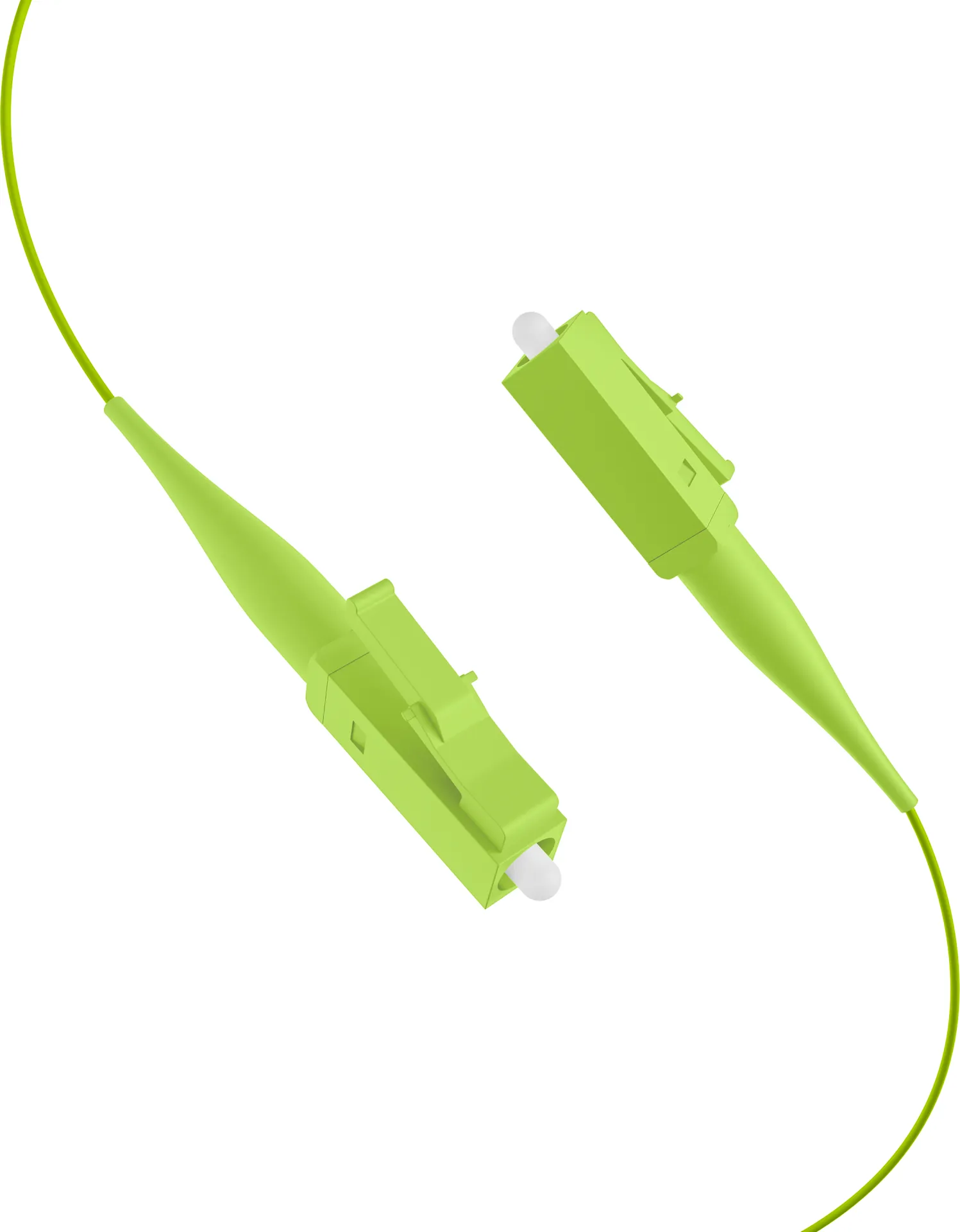 Faserpigtail LC OM5 Limettengrün 2m - 1 Stück – Bild 2
