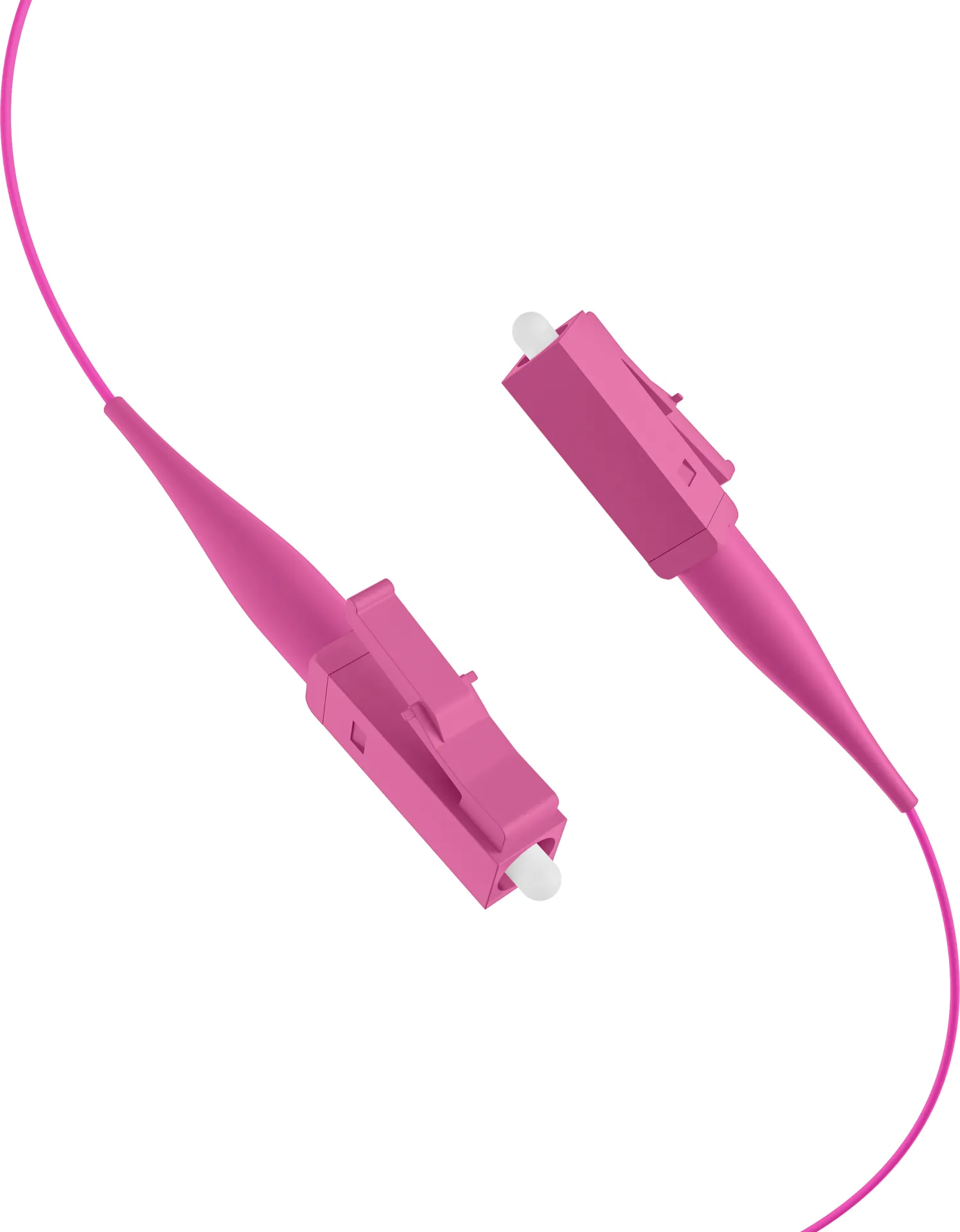 Faserpigtail LC OM4 Erikaviolett 2m - 1 Stück – Bild 2
